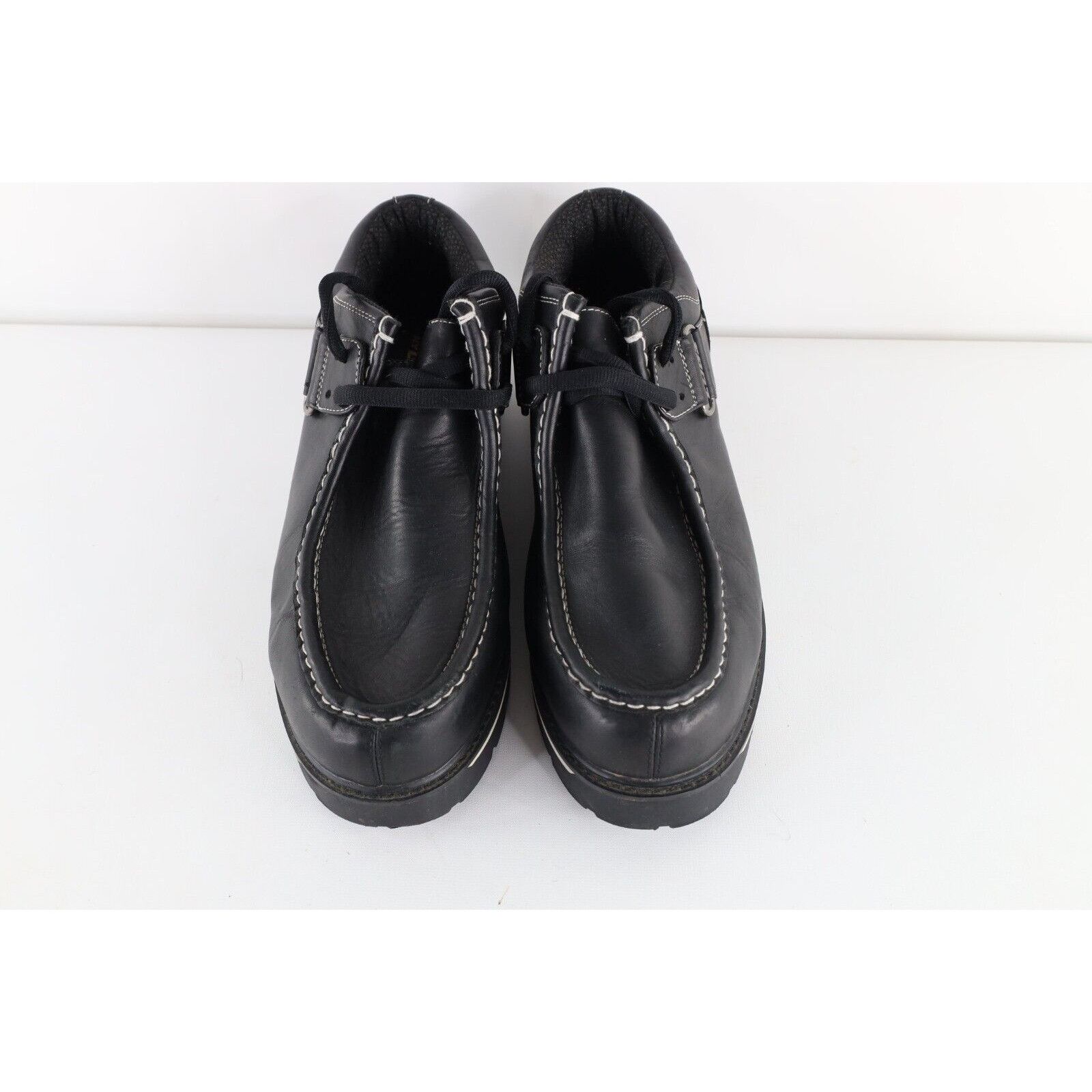 Lugz Vintage 90s Y2K NY Lug Co Lugz Heavyweight Leather Moc Boots Size US 15 / EU 48 - 2 Thumbnail
