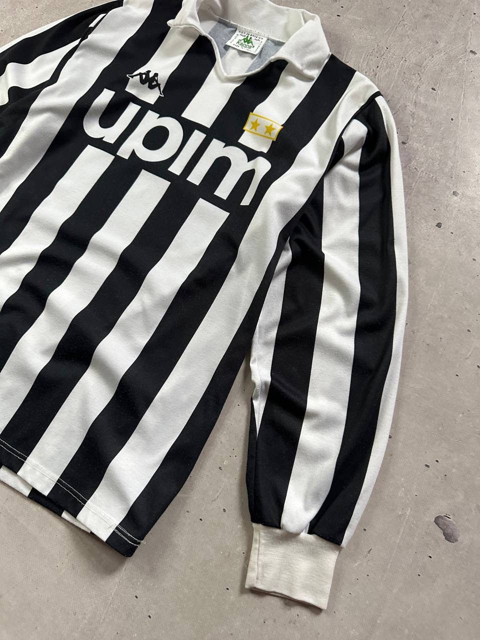Kappa Vintage FC Juventus Kappa Upim Home Soccer Shirt 1989/90 LS Size US M / EU 48-50 / 2 - 3 Thumbnail