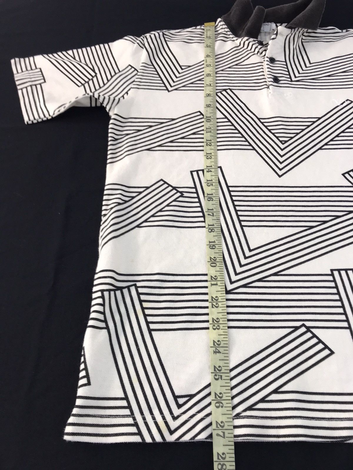 Valentino Valentino Swimwear Made In Italy Longsleeve Polo Printed Size US L / EU 52-54 / 3 - 9 Thumbnail