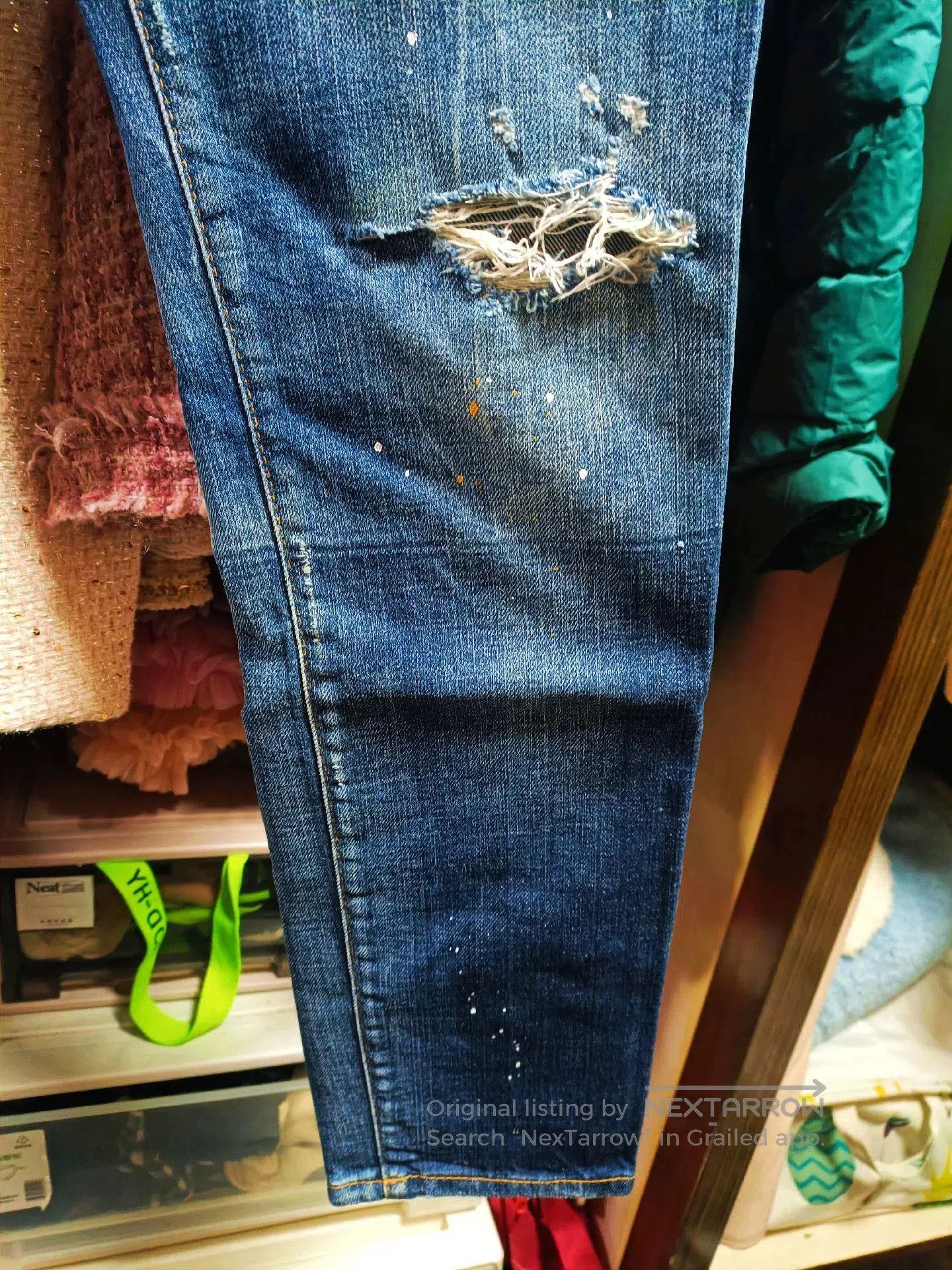 Dsquared2 Dsquared2 Skater Jean with Outer Zip Ring. Size US 30 / EU 46 - 6 Thumbnail