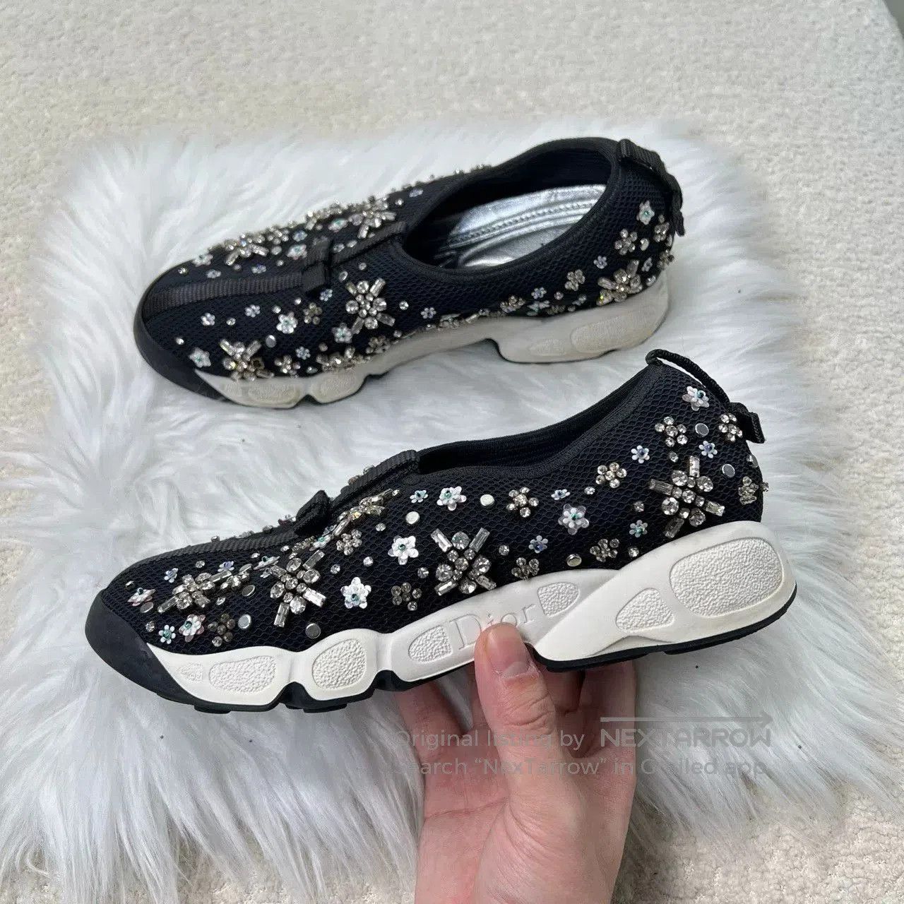 Dior Dior Crystal Embellished Garden Shoes. Size US 4 / IT 34 - 5 Thumbnail