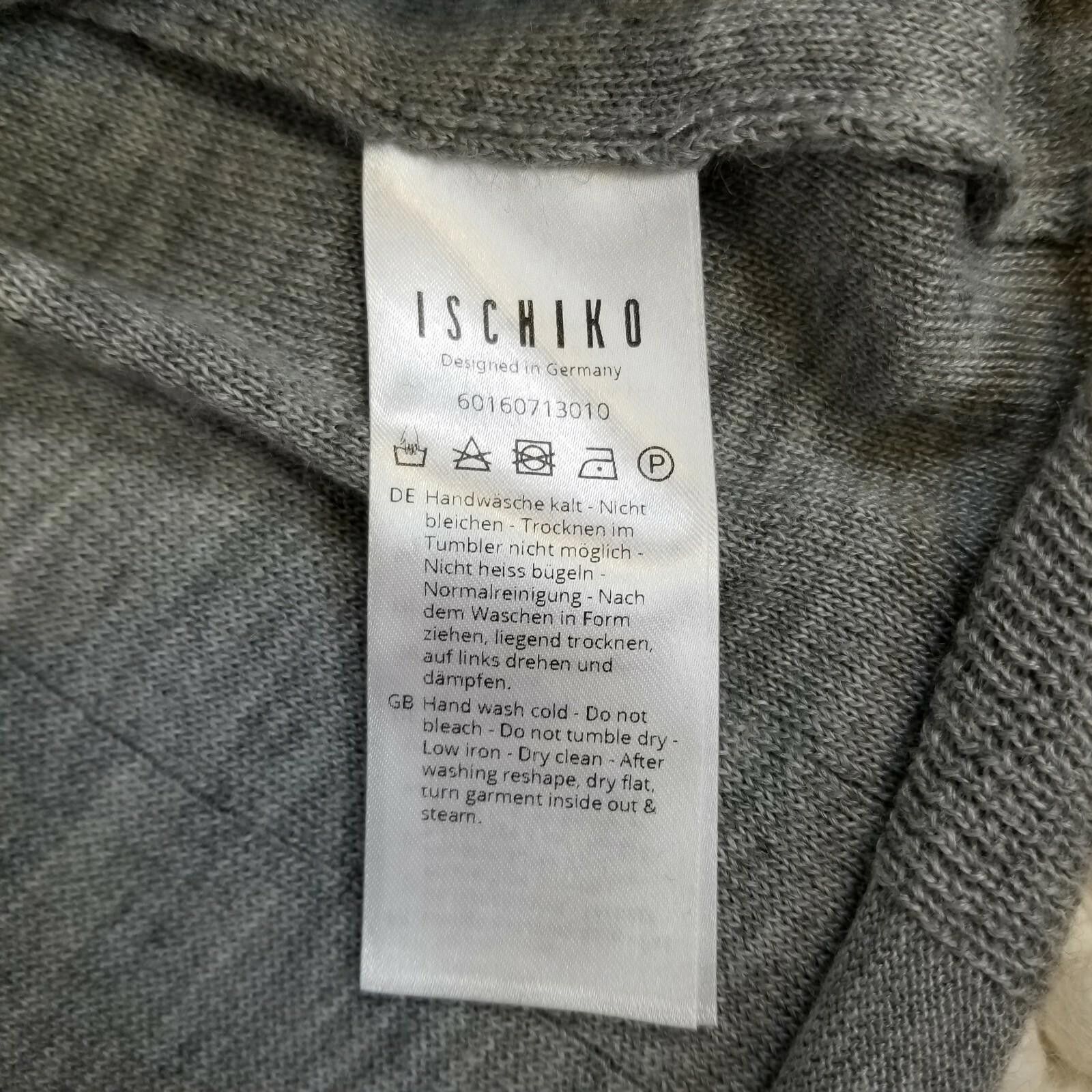 Other Ischiko Asymmetrical Wool Blend Sweater Gray Sz 0 Size S / US 4 / IT 40 - 10 Thumbnail
