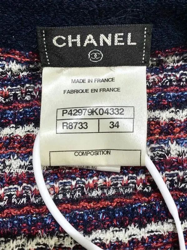Chanel Chanel Multicolor Cotton Open Cardigan . Size XXS / US 00 / IT 34 - 6 Thumbnail