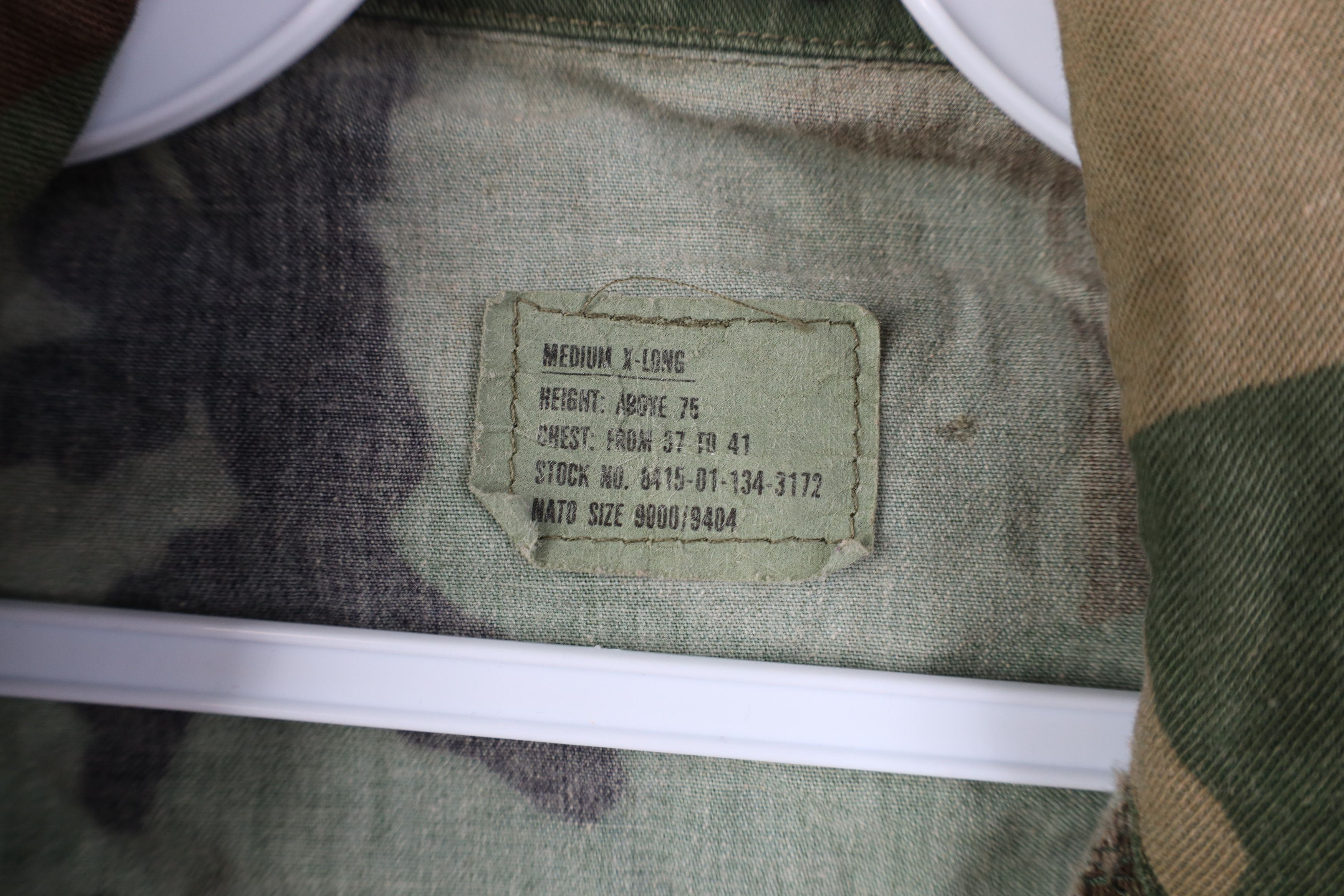 Vintage Vintage 80s USGI Woodland Camouflage Combat Coat Jacket USA Size US M / EU 48-50 / 2 - 9 Thumbnail