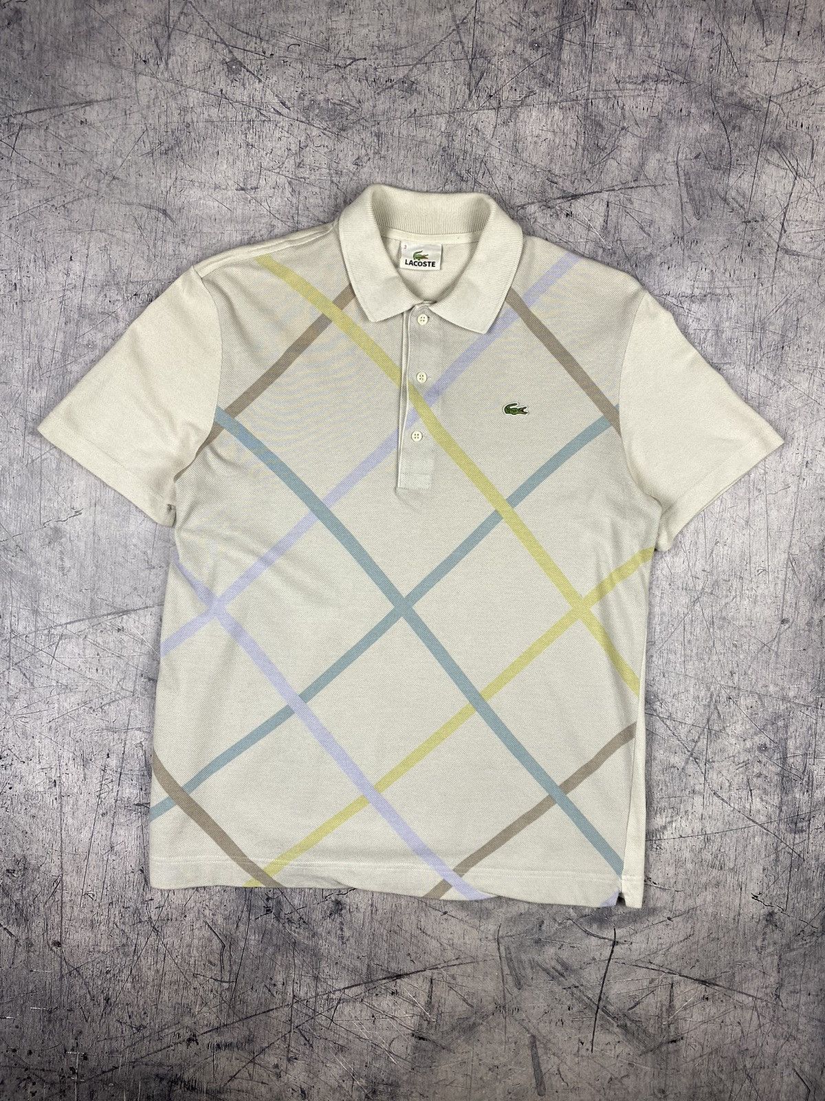 Lacoste Vintage Polo Lacoste Designer T Shirt Size 3 Size US M / EU 48-50 / 2 - 2 Thumbnail