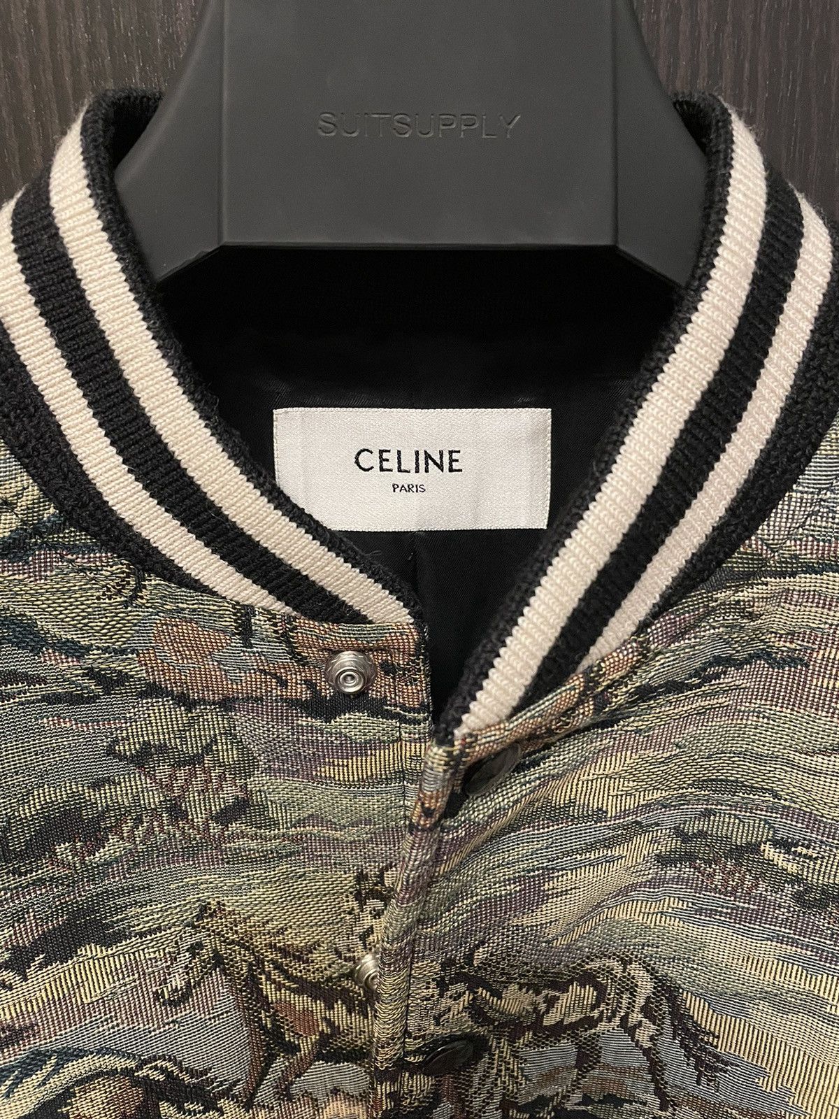 Celine 🔥Brand New🔥Horse Print Bomber Jacket Size US M / EU 48-50 / 2 - 7 Thumbnail