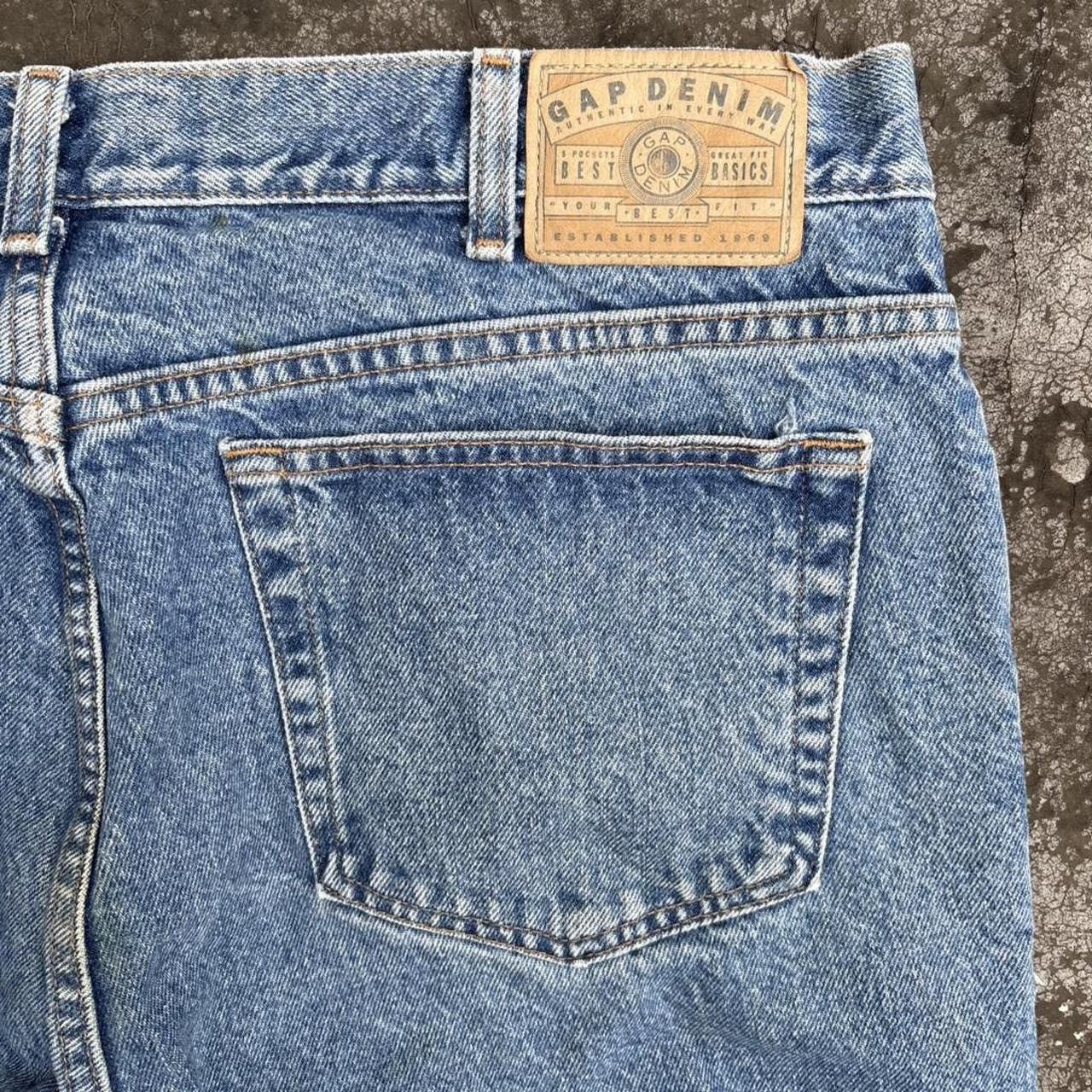 Gap Vintage 90s Gap Denim Best Basics Blue Easy Fit Denim Jeans Size US 36 / EU 52 - 4 Thumbnail