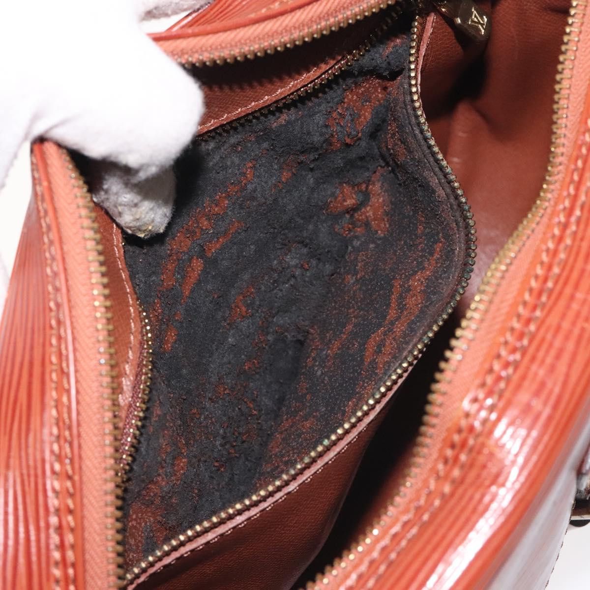 Louis Vuitton LOUIS VUITTON Epi Jeune Fillemm Shoulder Bag Brown M52153 Size ONE SIZE - 10 Thumbnail