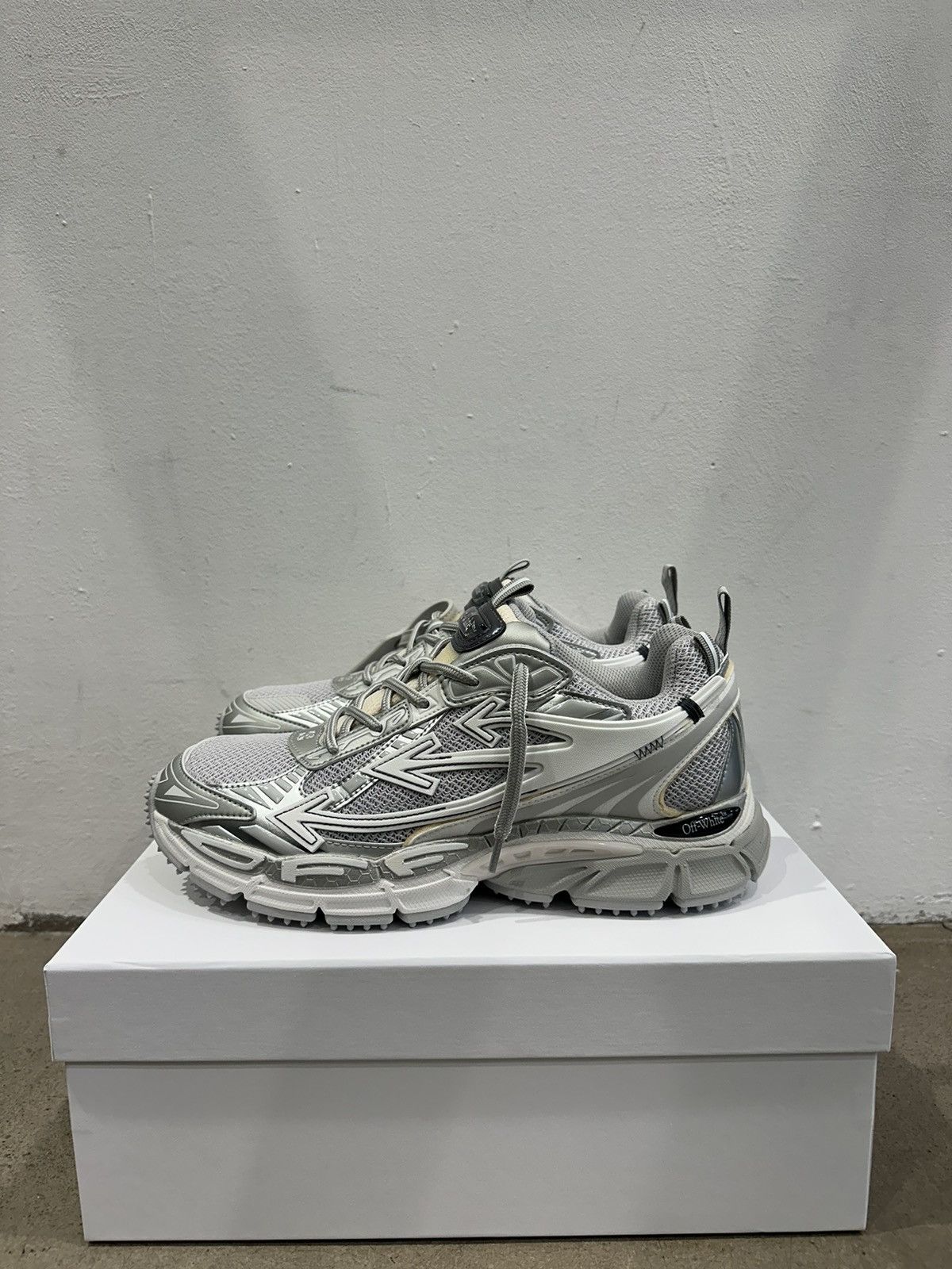 Off-White OFF-WHITE - Be Right Back Sneakers Grey Size US 9.5 / EU 42-43 - 5 Thumbnail