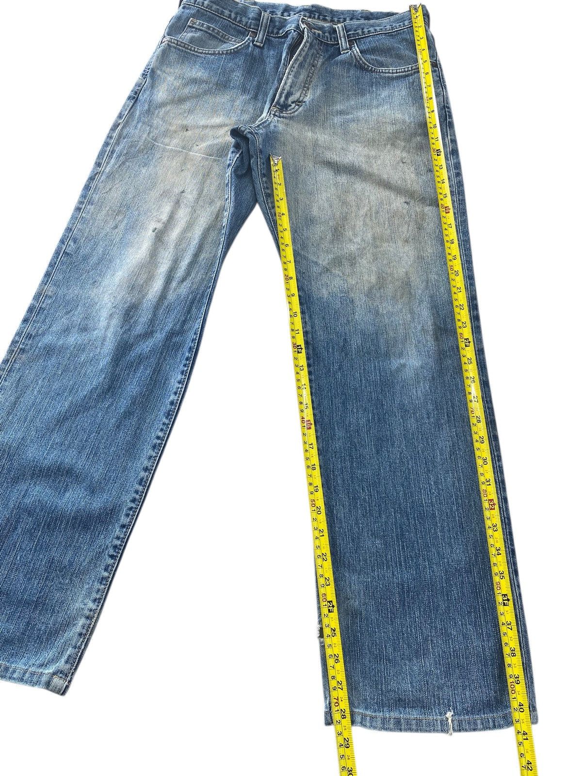 Wrangler Wrangler Mud Wash Denim Style Straight Leg Jeans Size US 32 / EU 48 - 8 Thumbnail