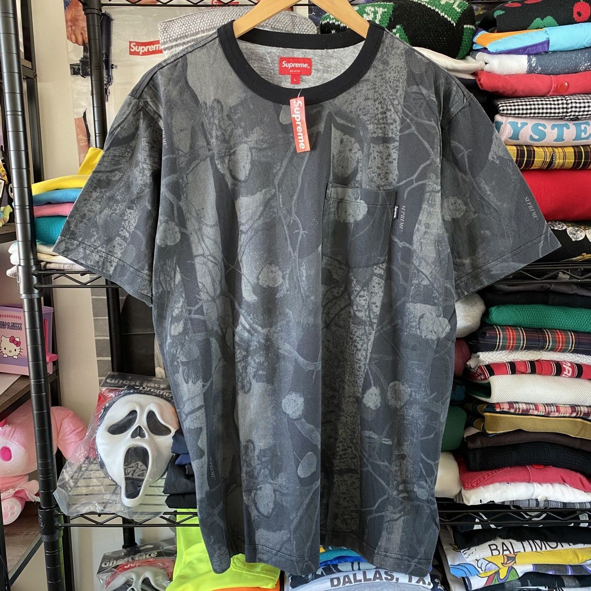 Supreme Supreme Aspen Wood Pocket T-Shirt Black 2014 Brand New Size US L / EU 52-54 / 3 - 1 Thumbnail