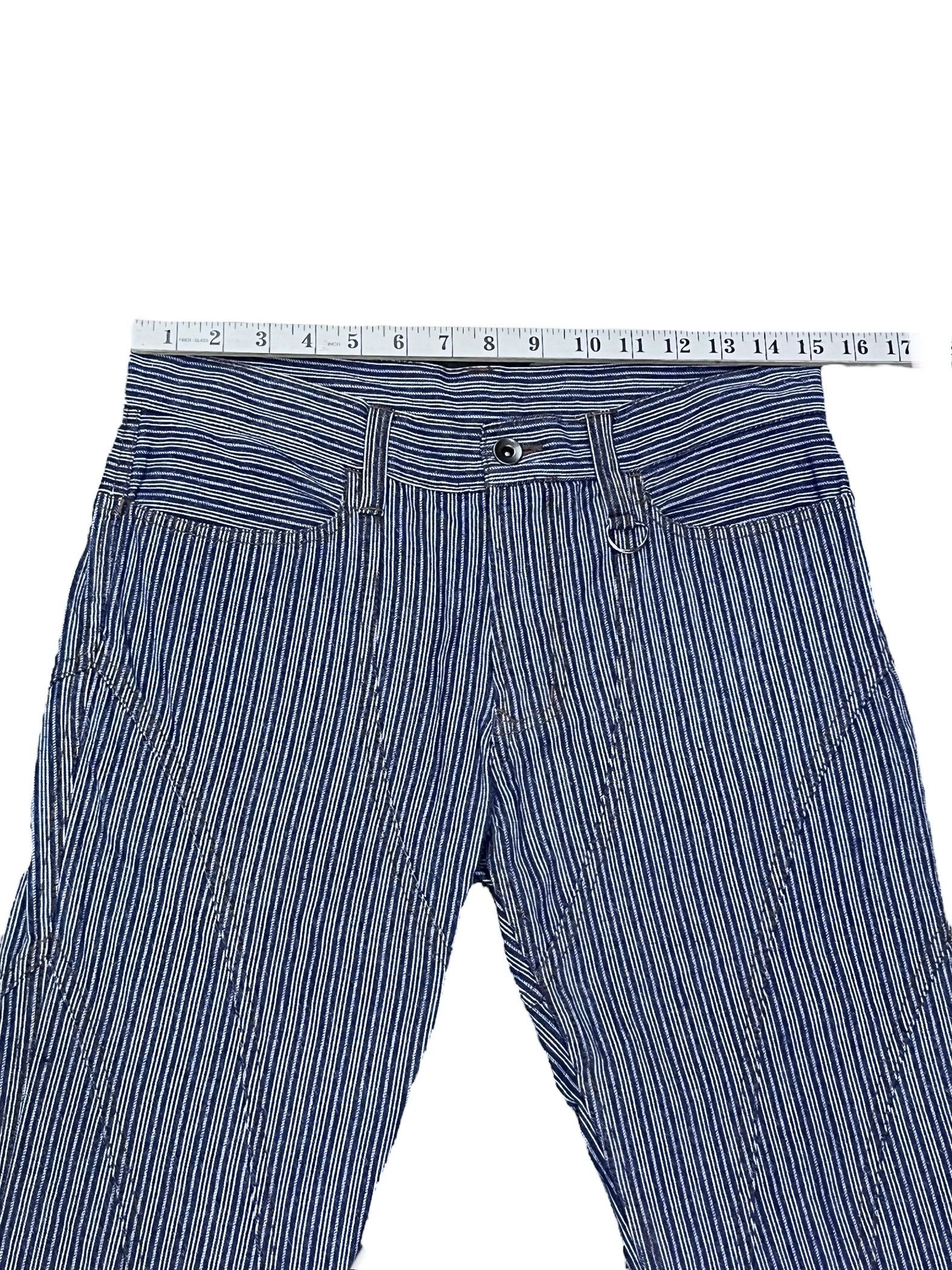 Nicole Club 🔥Vtg NICOLE CLUB FOR MEN Hickory Wabash Curve Splice Flare Size US 30 / EU 46 - 10 Thumbnail