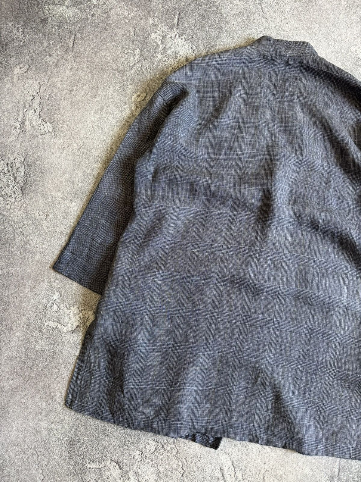 OSKA Oska 2size lino button up cape poncho dress shirt linen Size M / US 6-8 / IT 42-44 - 14 Thumbnail