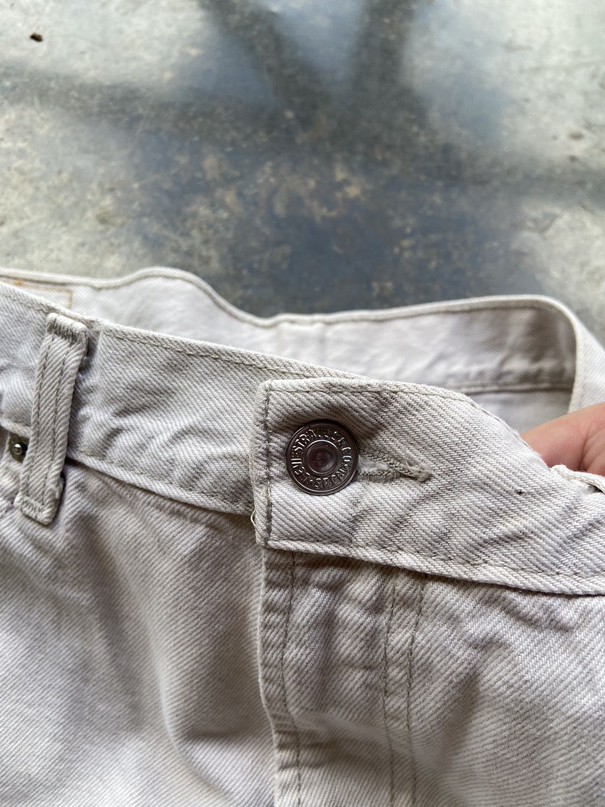 Levi's Vintage Baggy Y2K Levis Denim Tan Shorts 550 34 Size US 34 / EU 50 - 2 Thumbnail