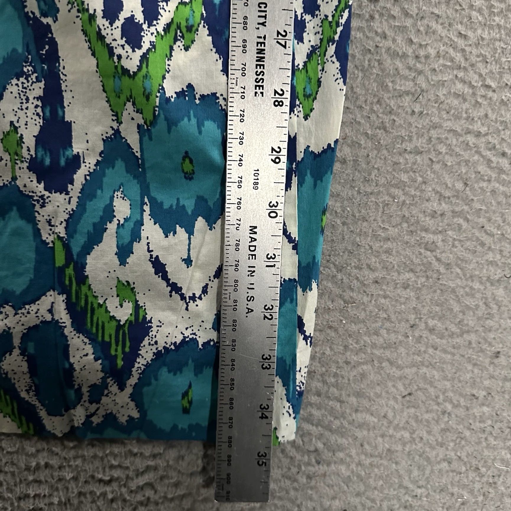Anthropologie Plenty By Tracy Reese Womens Dress Shift Ikat Print Blue Size 4 Multicolor Anthropologie Size S / US 4 / IT 40 - 5 Thumbnail