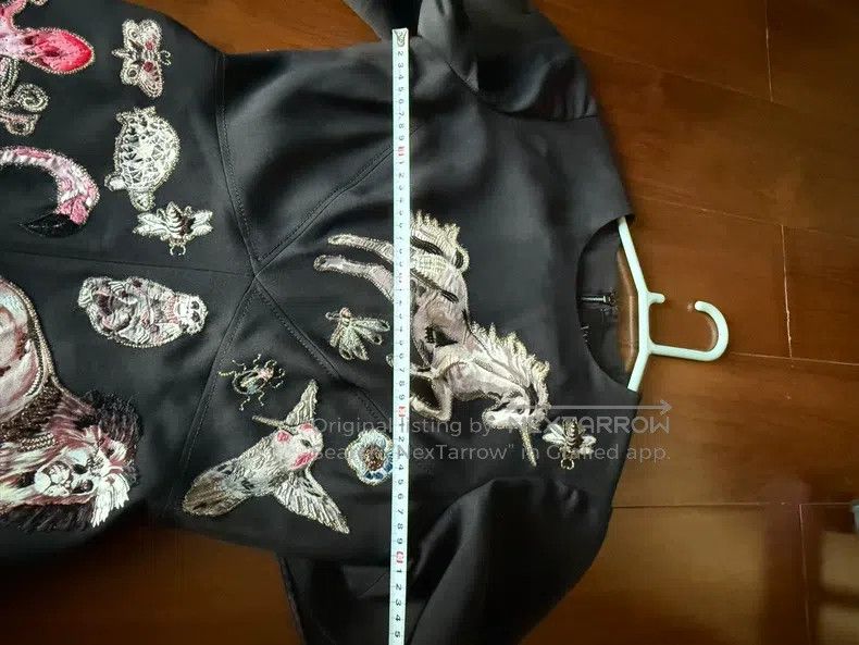 Valentino Valentino Black animal embroidered dress Size S / US 4 / IT 40 - 7 Thumbnail