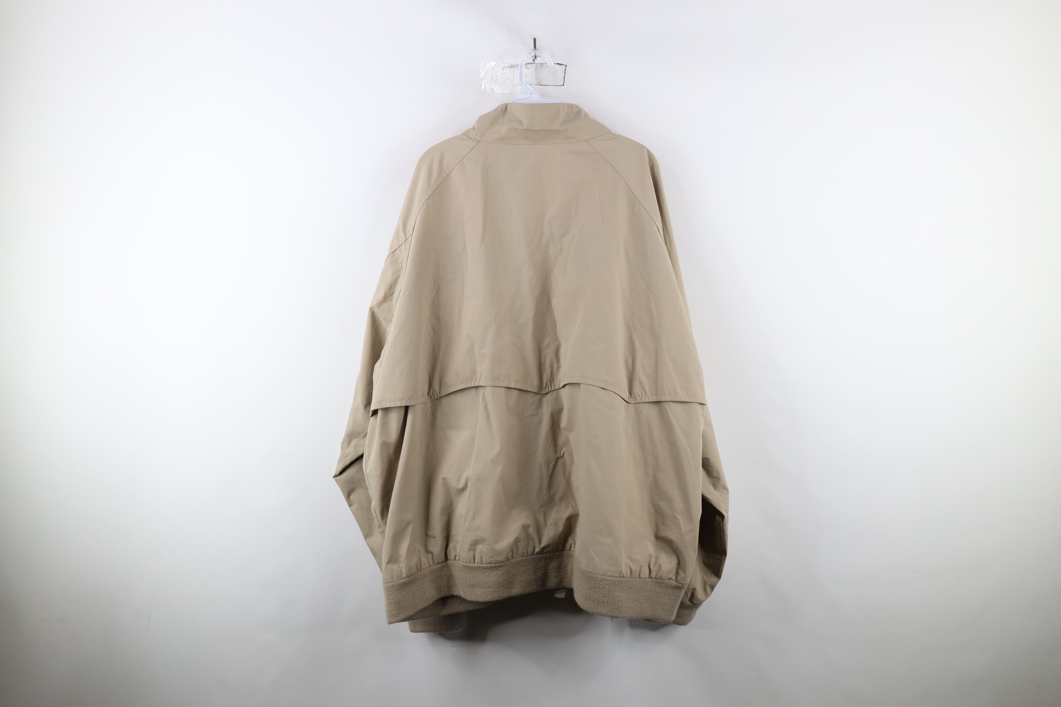 Vintage Vintage 90s Streetwear Lined Cafe Racer Bomber Jacket Beige Size US XXL / EU 58 / 5 - 14 Thumbnail