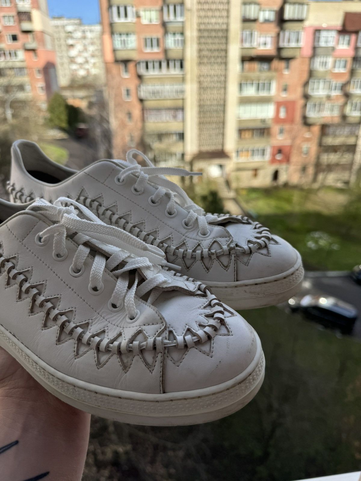 Alaia Alaia Alaïa Paris Leather Sneakers Size 41 Size US 10 / IT 40 - 3 Thumbnail