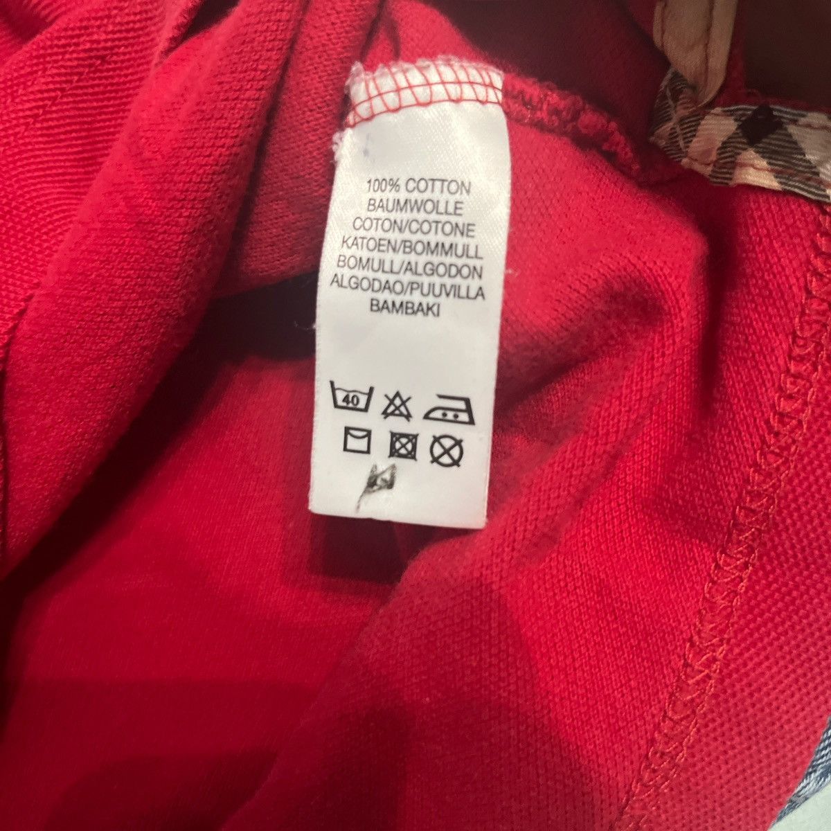Burberry Red Burberry London polo shirt Size US S / EU 44-46 / 1 - 8 Thumbnail