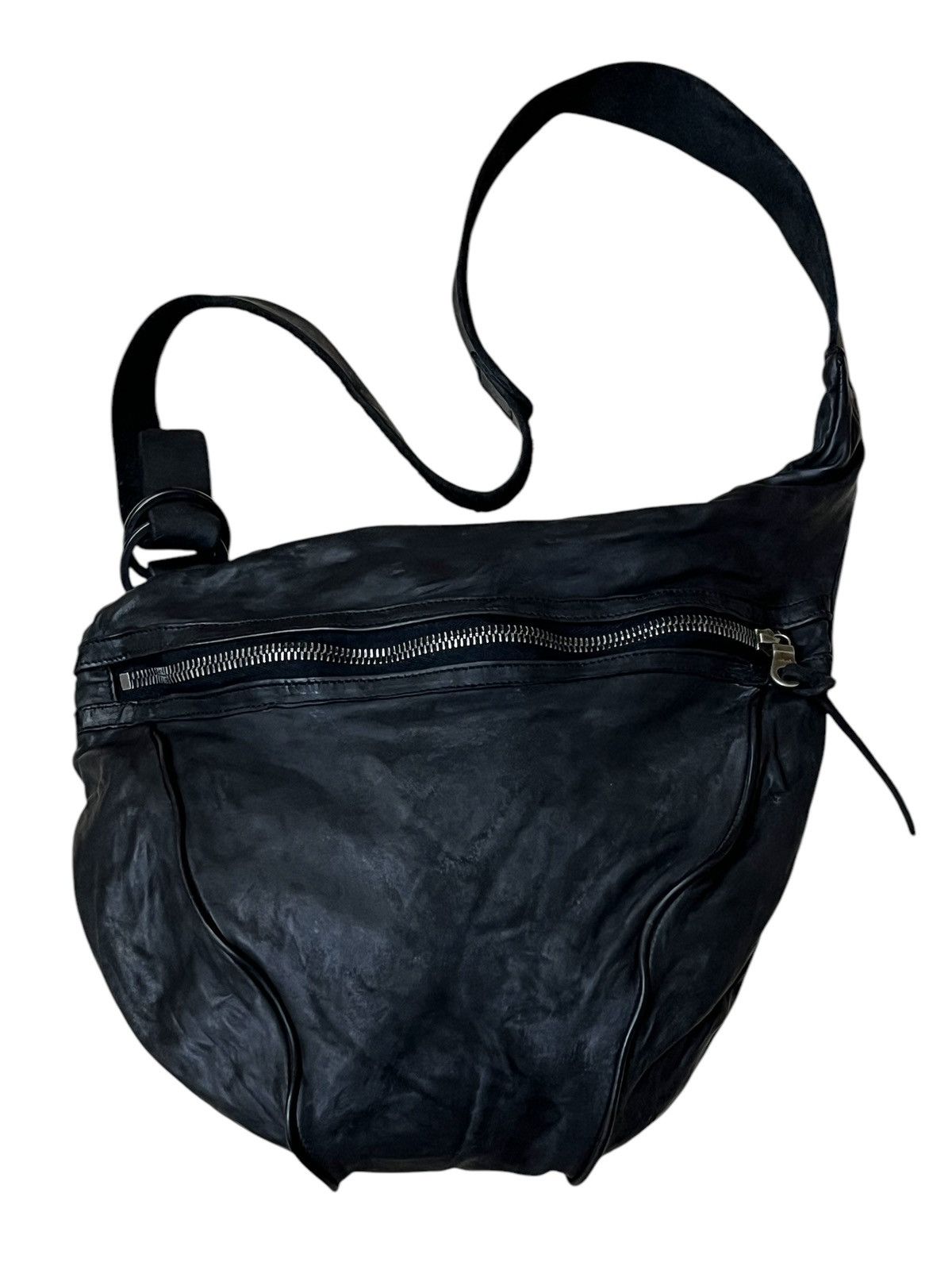 Isamu Katayama Backlash ISAMU KATAYAMA BACKLASH BLACK LEATHER COWHIDE SHOULDER BAG Size ONE SIZE - 2 Thumbnail