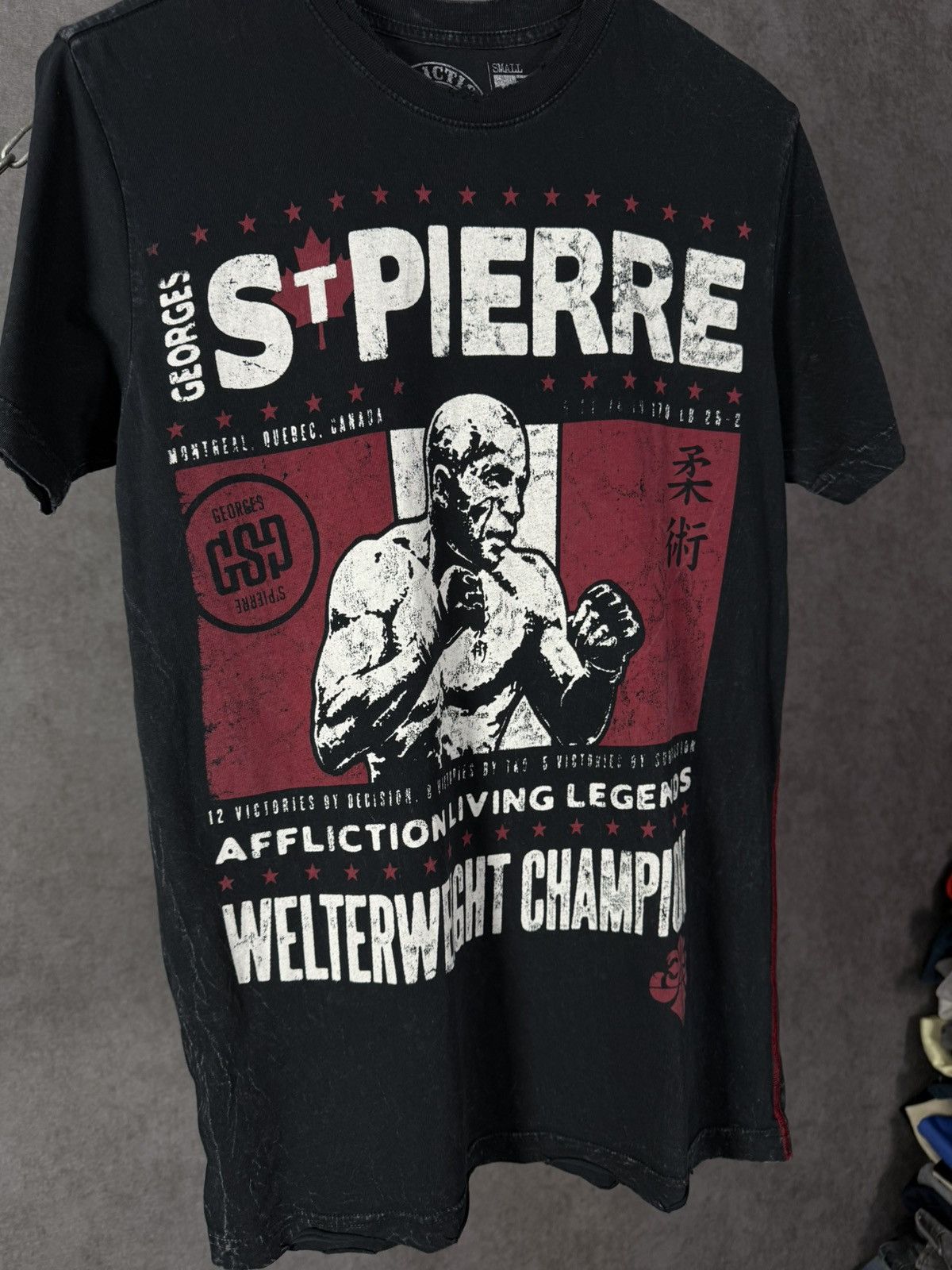 Affliction Affliction made in USA Georges St. Pierre distressed tee Size US S / EU 44-46 / 1 - 4 Thumbnail