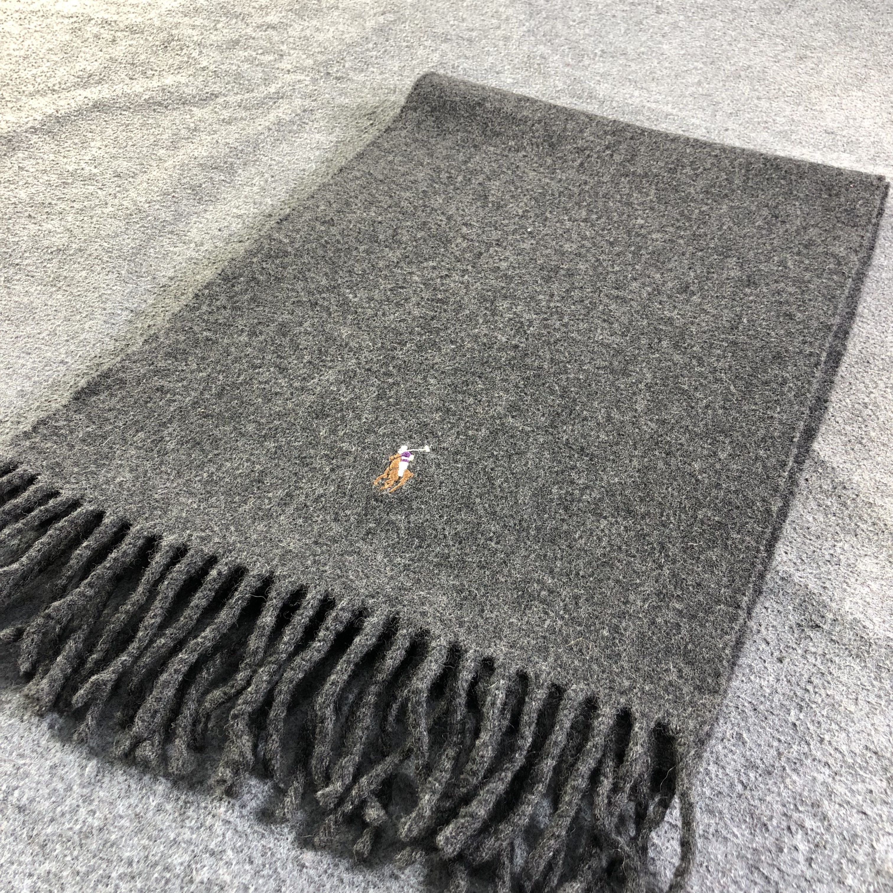 Polo Ralph Lauren Polo Ralph Lauren Wool Scarf Muffler V1820 Size ONE SIZE - 3 Thumbnail