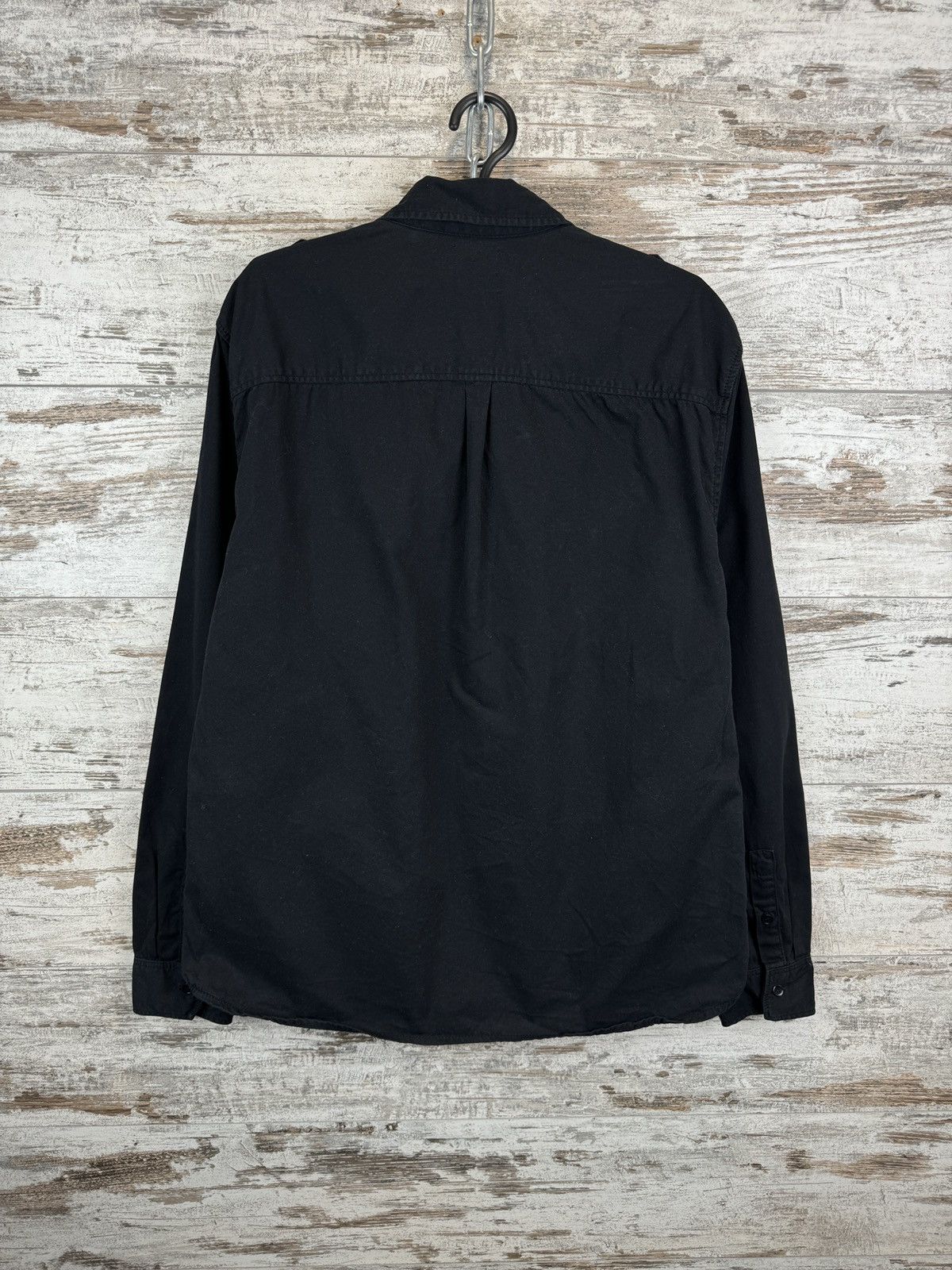 Japanese Brand × The Kooples Mens The Kooples Paris overshirt shirts button up black Size US L / EU 52-54 / 3 - 13 Thumbnail