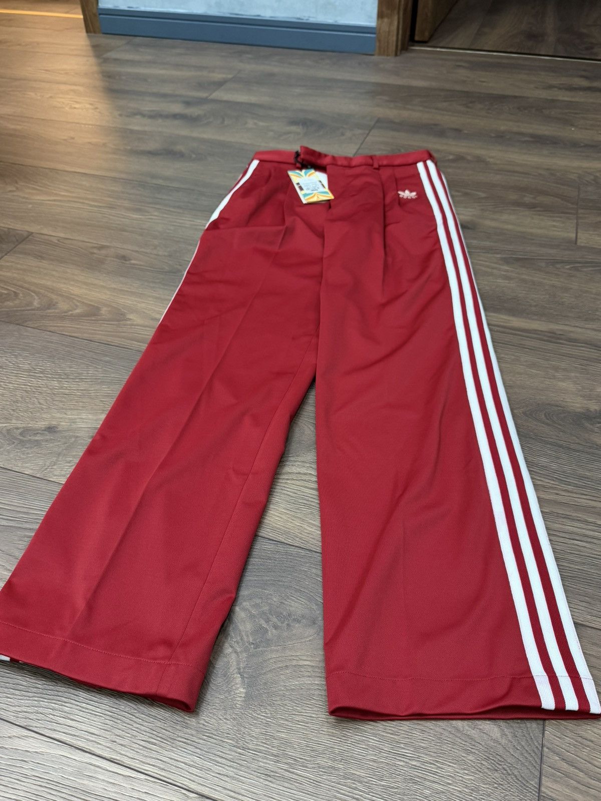 Adidas × Gucci GUCCI × adidas Red Side-Stripe Track Pants (Size IT46) Size US 29 - 2 Thumbnail