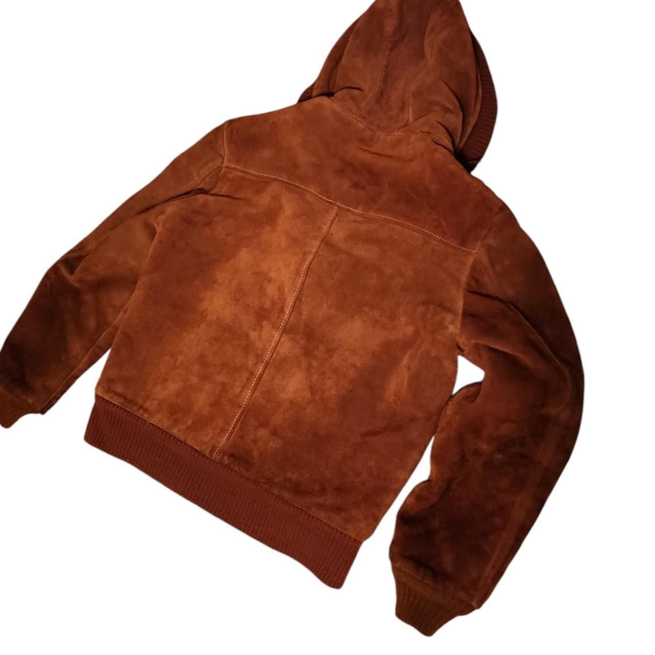 Other Damico Sherpa Lined Brown Leather Jacket Size XS / US 0-2 / IT 36-38 - 5 Thumbnail