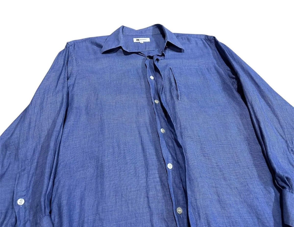 Issey Miyake × Japanese Brand × Vintage 🔥Vintage IM Issey Miyake Shirt Hidden Buttons Long Sleeve Size US L / EU 52-54 / 3 - 4 Thumbnail