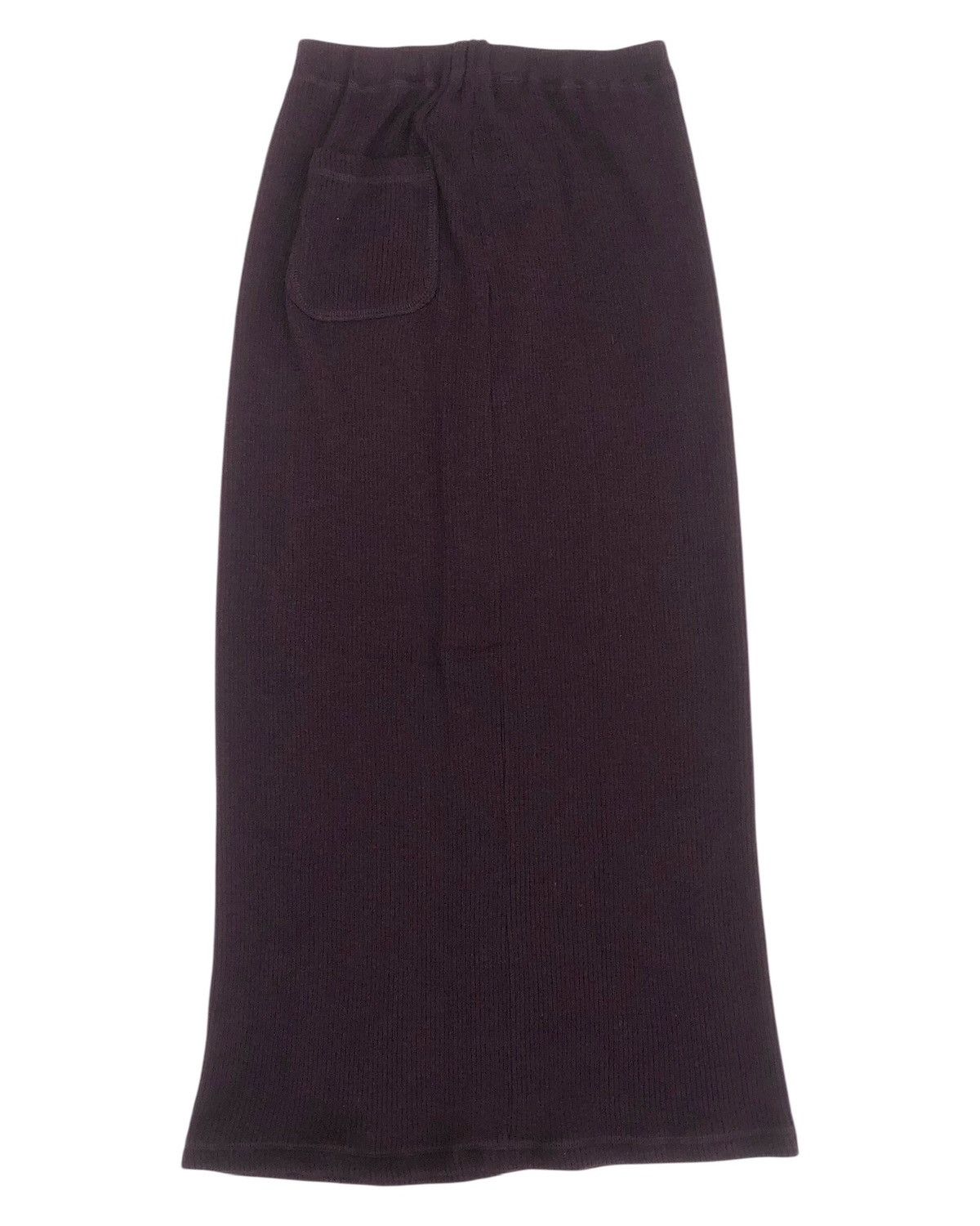 Y's Yohji Yamamoto Y's for Living Mahogany Red Knit Maxi Skirts Size 24" / US 00 / IT 34 - 4 Thumbnail