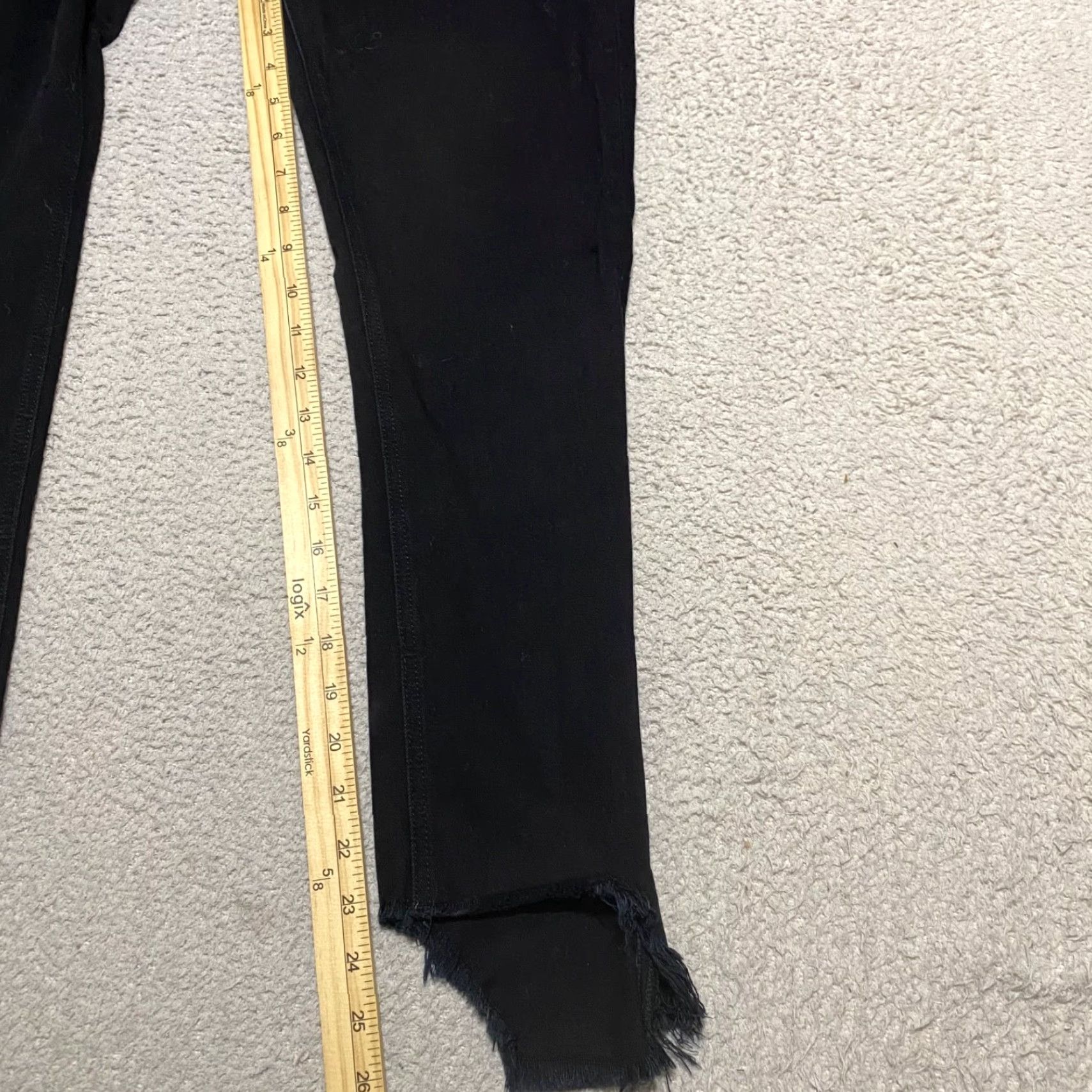 Rag & Bone rag & bone Jeans Capri Womens 29 Black Denim High Rise Slim 5-Pocket Style Vintage No - 29 Inseam 26 in United States Mens Womens Girls Size 29" - 6 Thumbnail
