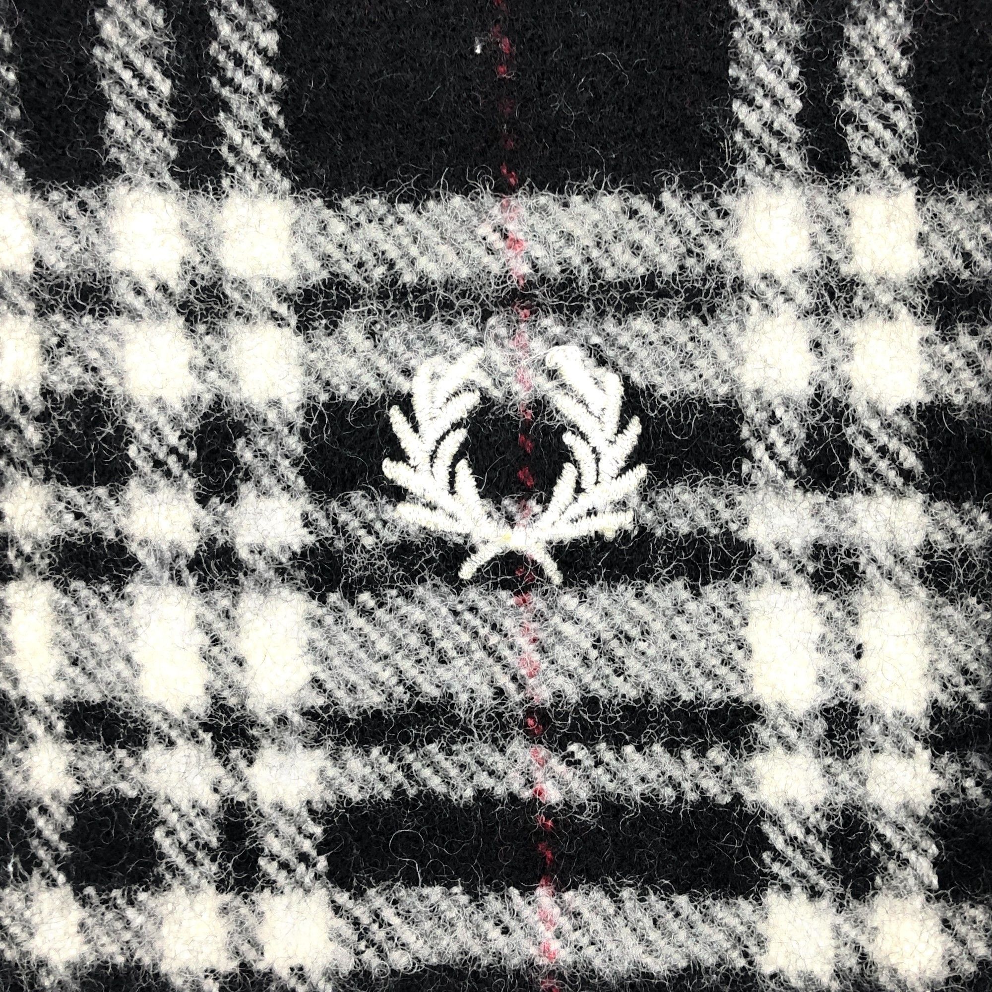 Fred Perry Vintage Fred Perry Scarf Muffler Wool Tartan Plaid Scarves Size ONE SIZE - 4 Thumbnail