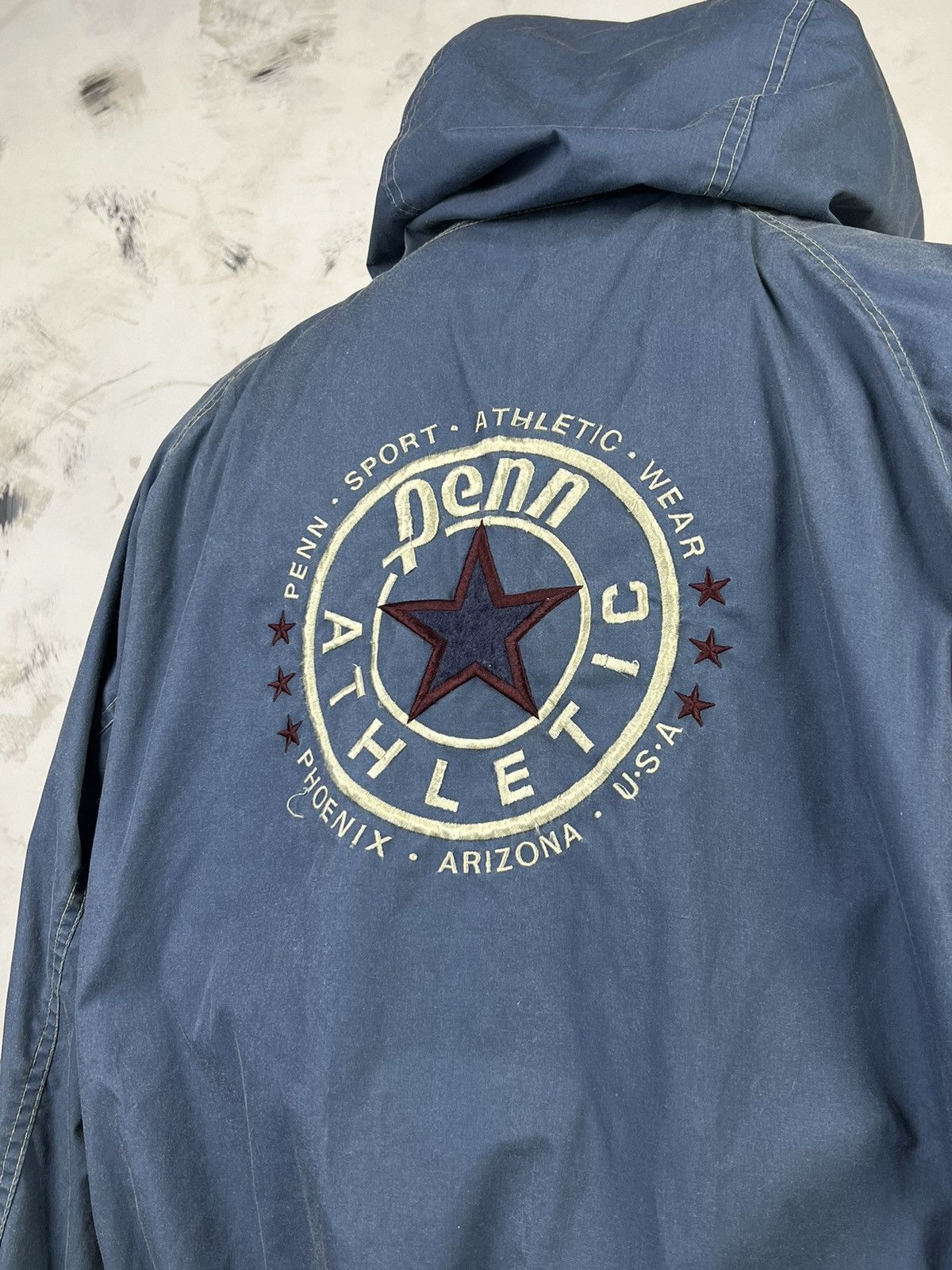 Vintage Vintage Penn Sport Athletic Wear Anorak Hooded Jacket M - L Size US L / EU 52-54 / 3 - 7 Thumbnail