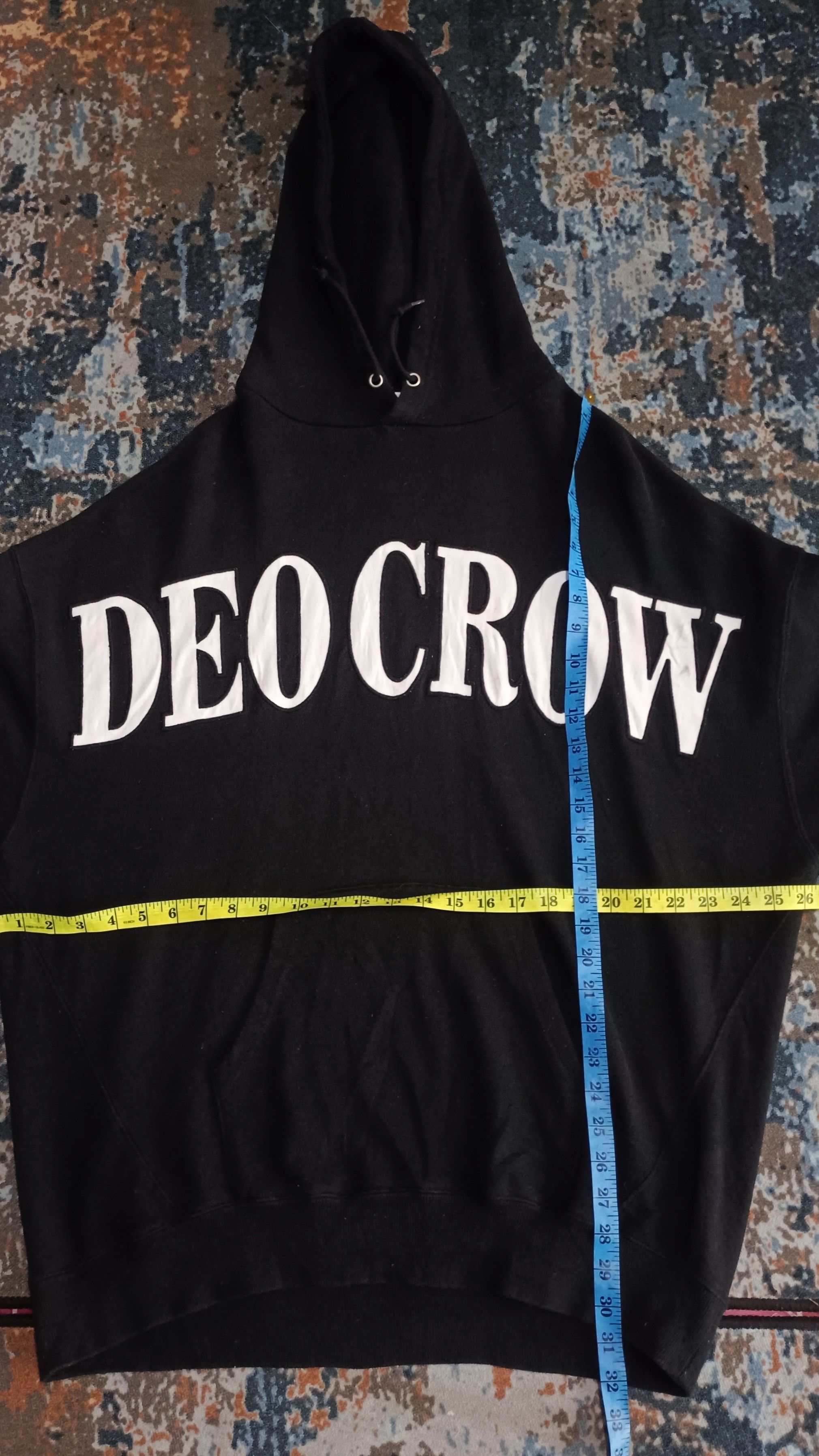Japanese Brand 💥Rodeo Crowns Big Spellout Hoodie Size US XL / EU 56 / 4 - 13 Thumbnail