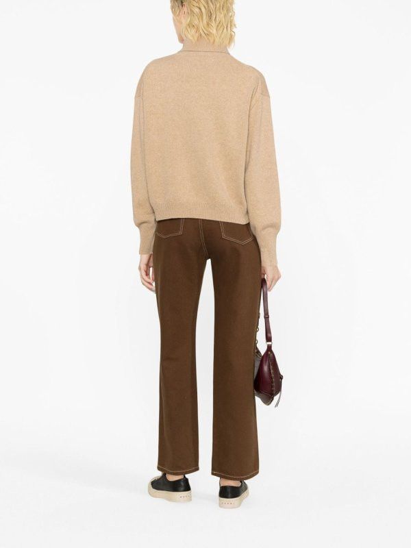 Kenzo o1y1025 Turtleneck Sweater in Camel Size XS / US 0-2 / IT 36-38 - 3 Thumbnail