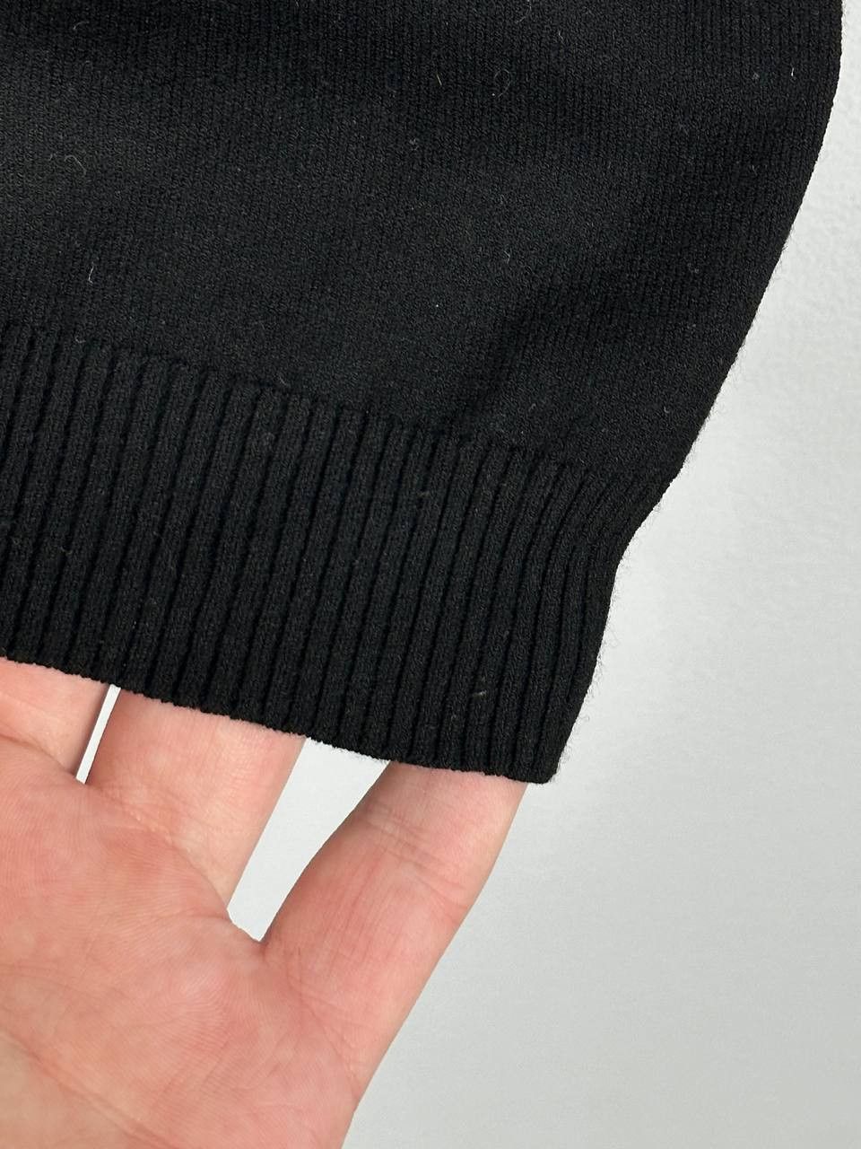 Valentino Valentino Roma Black Knitted Luxury T Shirt Size XS / US 0-2 / IT 36-38 - 7 Thumbnail