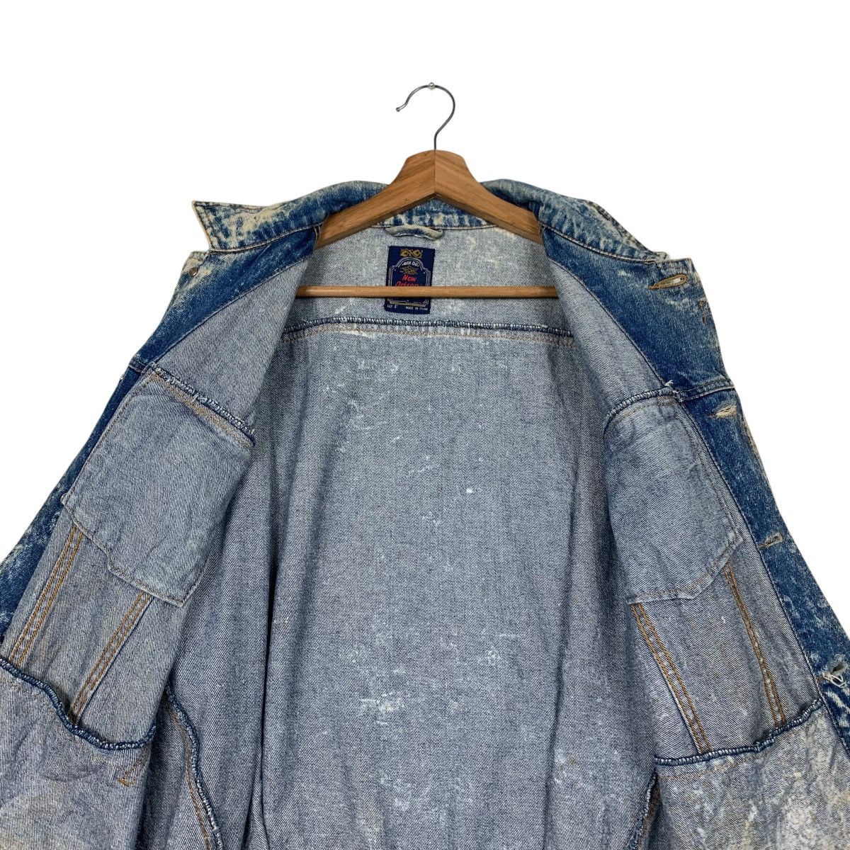 Vintage NEW ORLEANS Stone Wash Denim Jacket #2179-C96 Size US L / EU 52-54 / 3 - 12 Thumbnail
