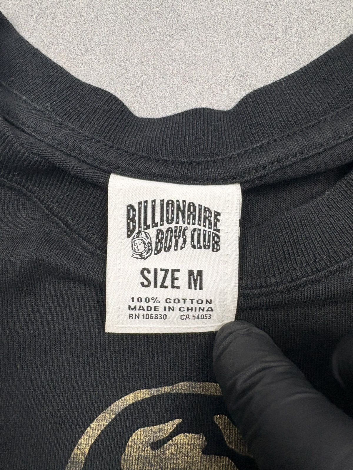 Billionaire Boys Club Billionaire Boys Club BBC Big Gold Astronaut Logo Y2K Tee M Size US M / EU 48-50 / 2 - 8 Thumbnail