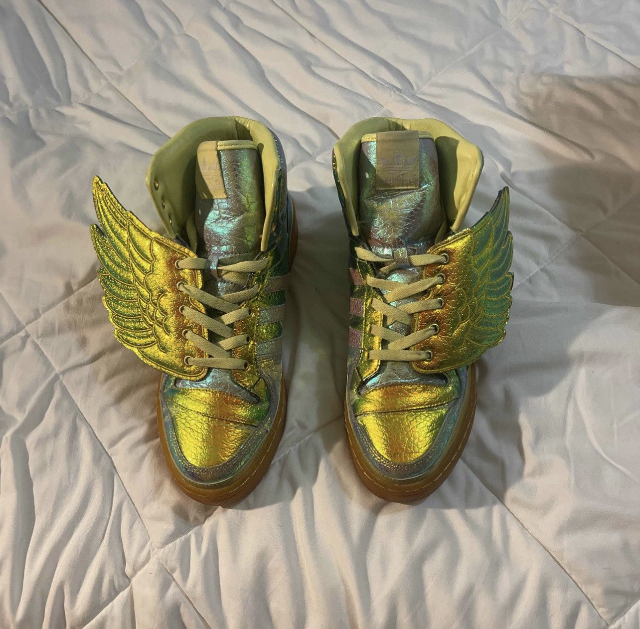Adidas Adidas Jeremy Scott Foil Wings Size US 11 / EU 44 - 3 Thumbnail