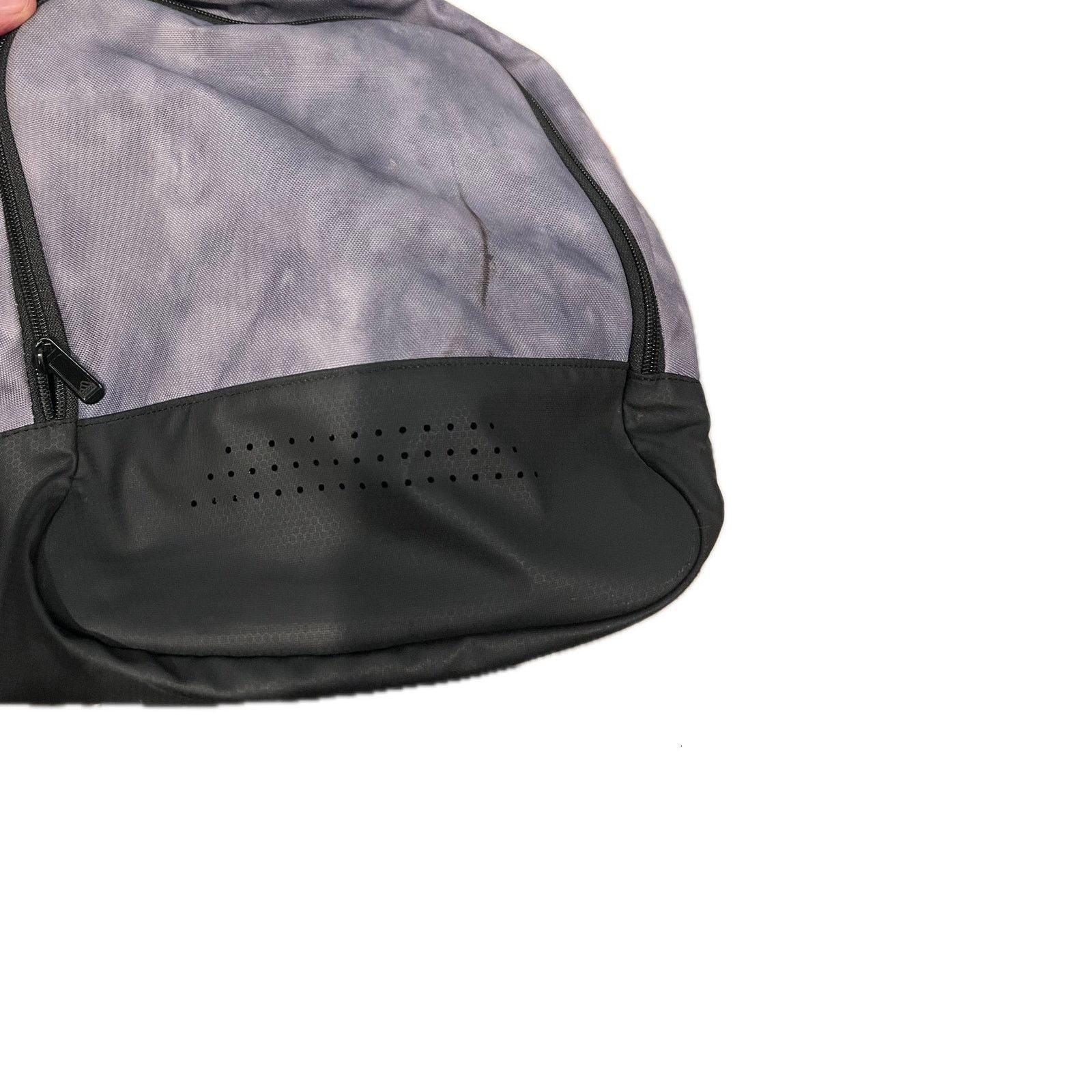Adidas Adidas Defender Large Black Gray Green Duffel Gym Bag Size ONE SIZE - 4 Thumbnail