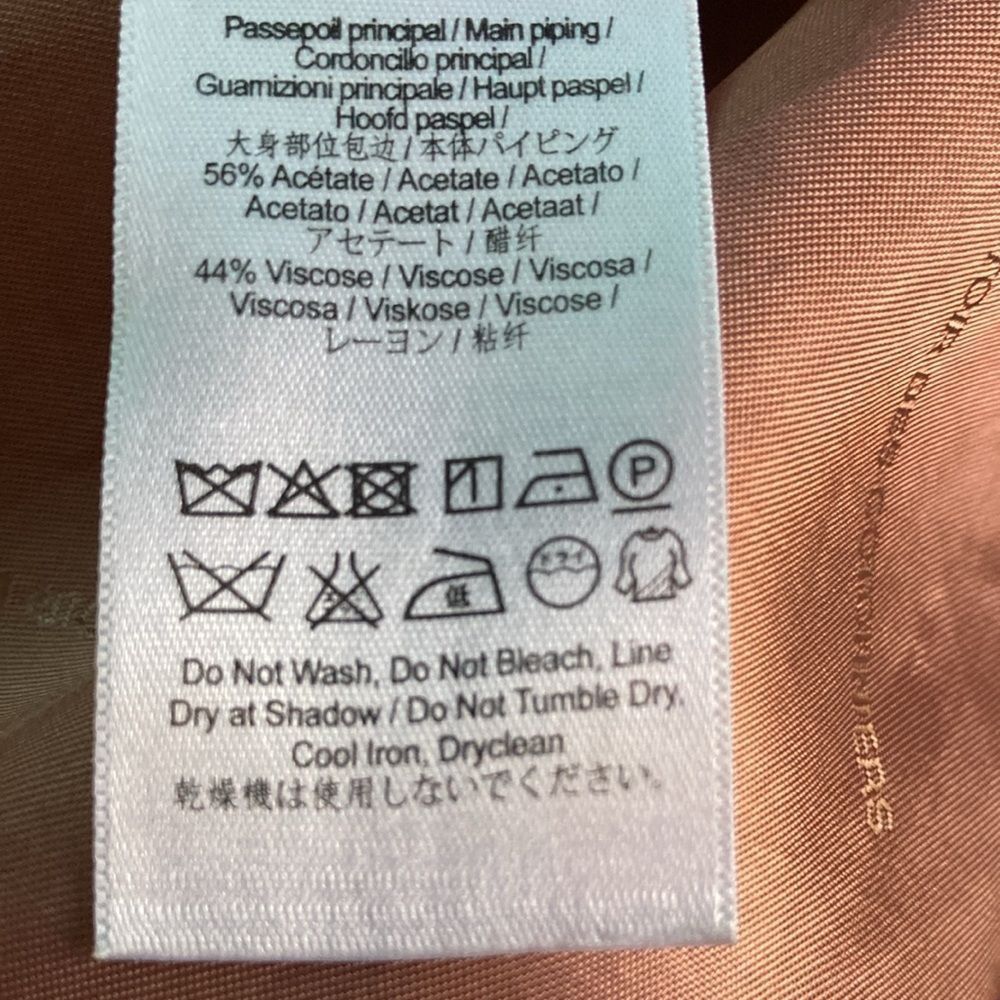 Les Copains Comptoir Des Cotonniers Womens Pale Mauve Trench Coat Size L Size L / US 10 / IT 46 - 9 Thumbnail