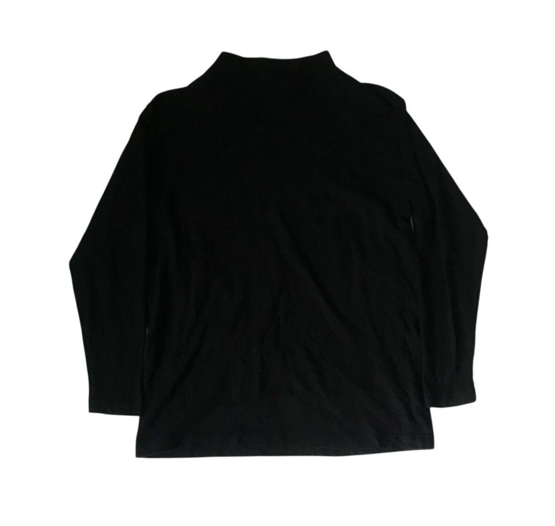 Issey Miyake Vintage Issey miyake plantation black mock neck longsleeve Size US M / EU 48-50 / 2 - 1 Thumbnail