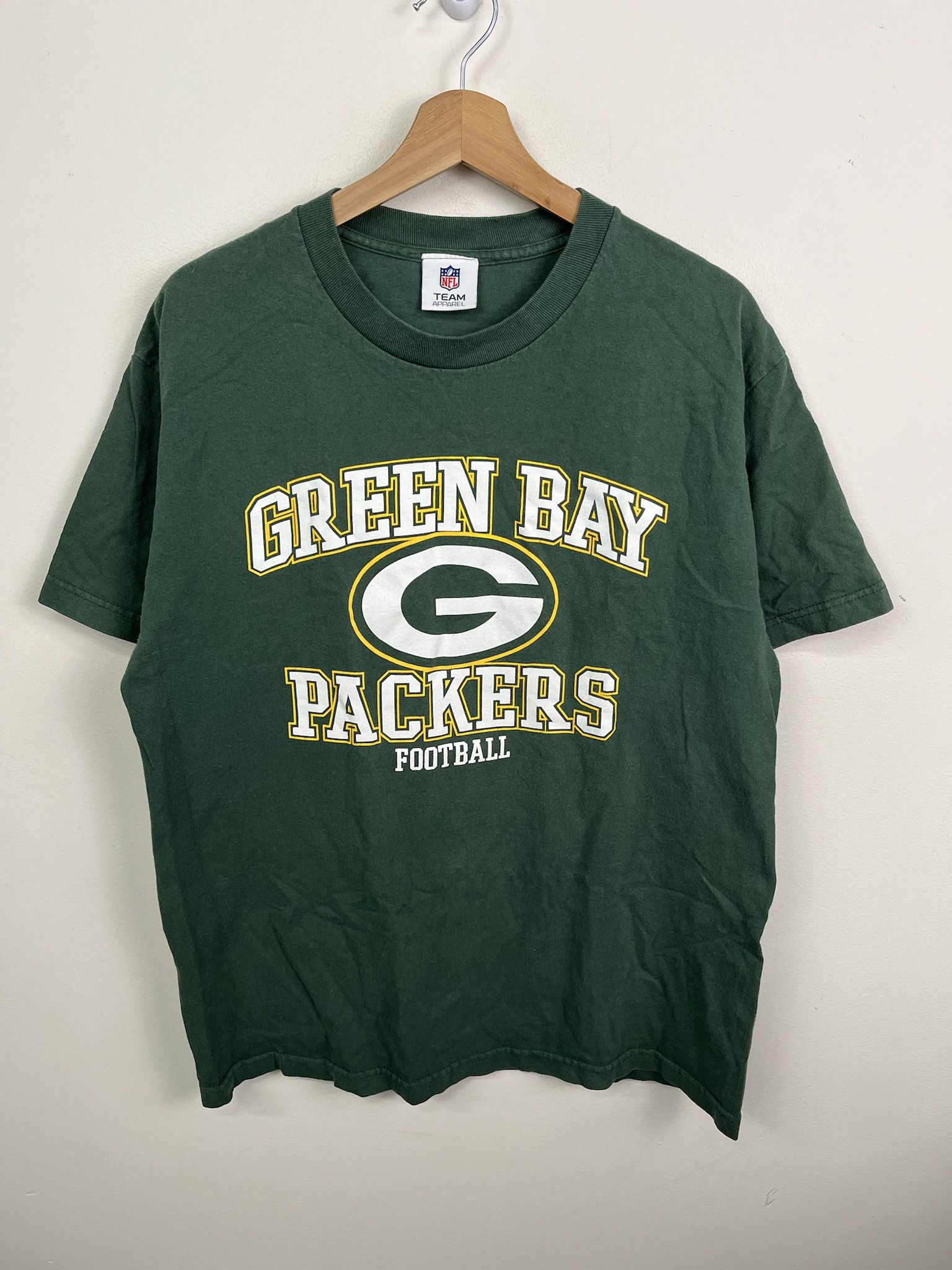 Vintage NFL Tee Shirt 1990s Green Bay Packers Football Tee Shirt Size M
