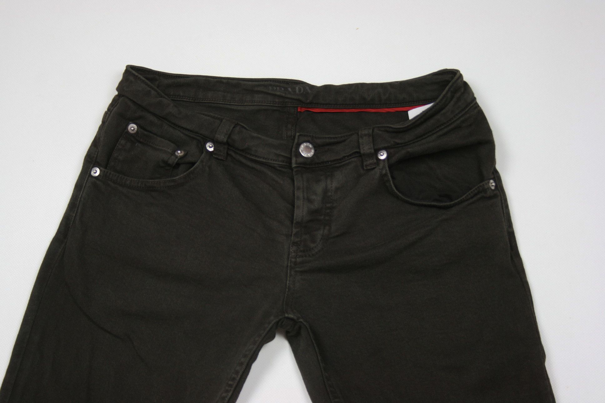 Prada 2006 Cropped Zippers Jeans Vintage Size 27" / US 4 / IT 40 - 3 Thumbnail