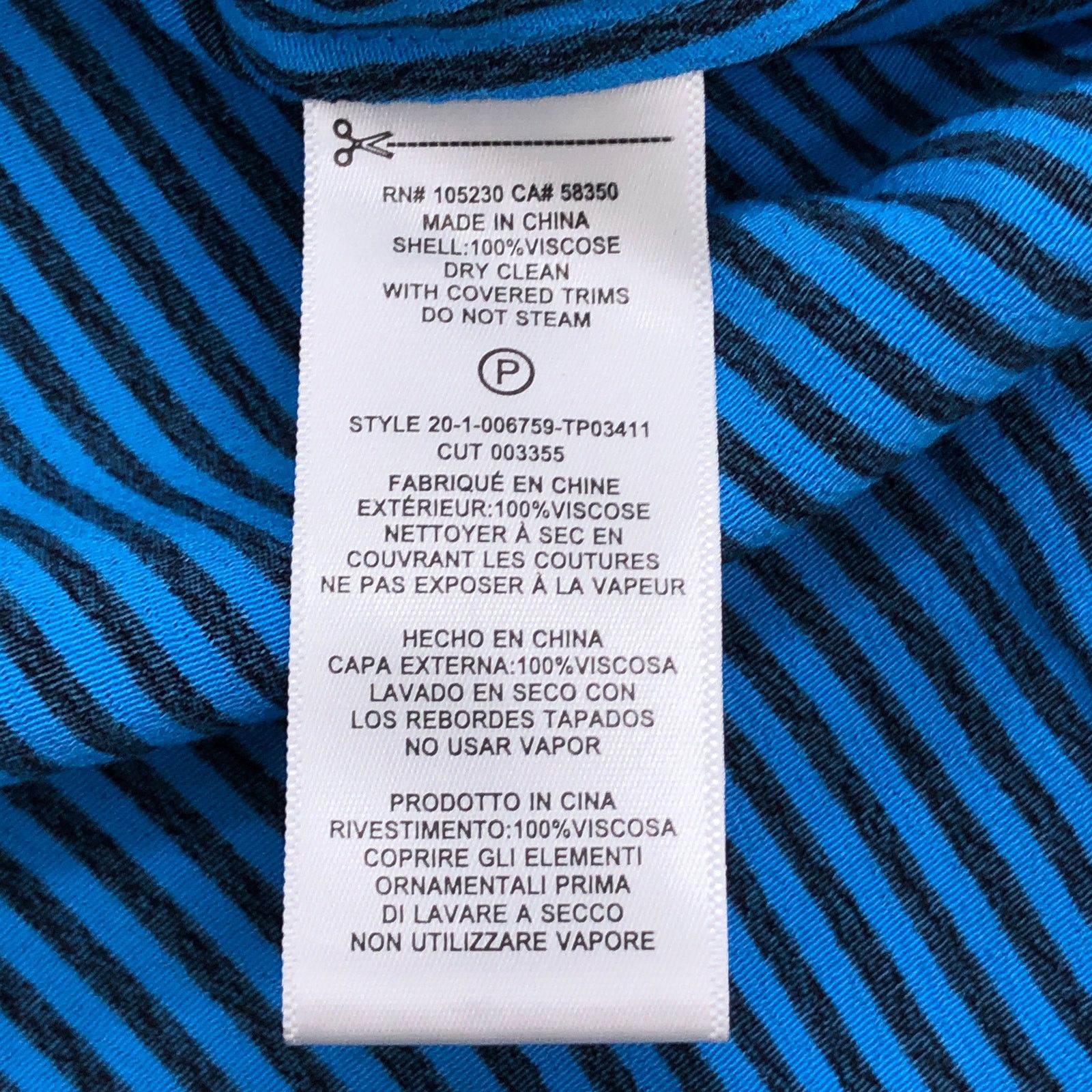 Equipment Equipment Size XS Shirt Oriana Blouse Top Striped $280 NEW Size XS / US 0-2 / IT 36-38 - 14 Thumbnail