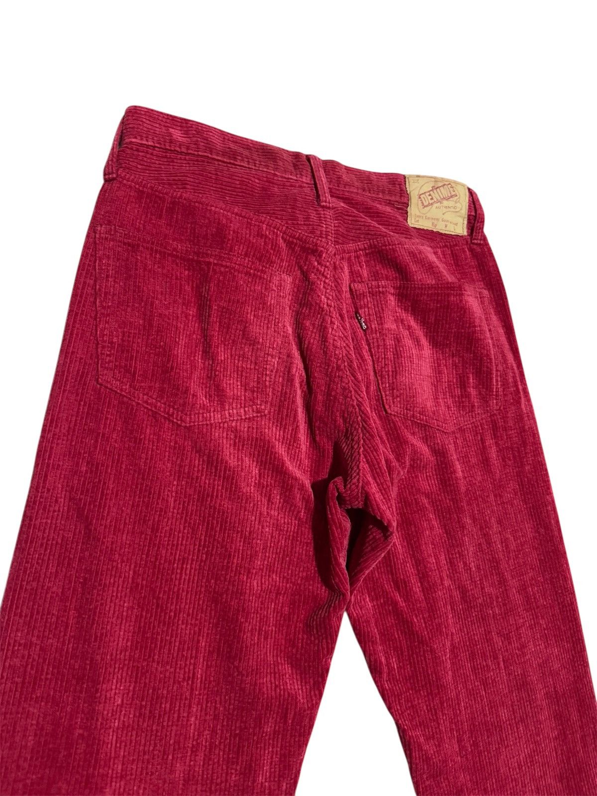 Denime × Japanese Brand Vtg Japan Denime Western Style Corduroy Jeans Size US 31 - 1 Thumbnail