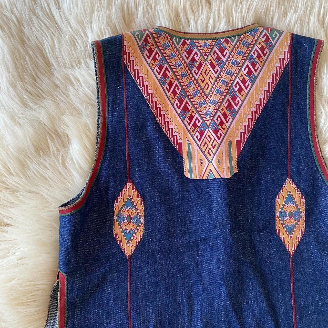 Roberto Cavalli 70s vintage Roberto Cavalli Americana style denim vest Size S / US 4 / IT 40 - 3 Thumbnail