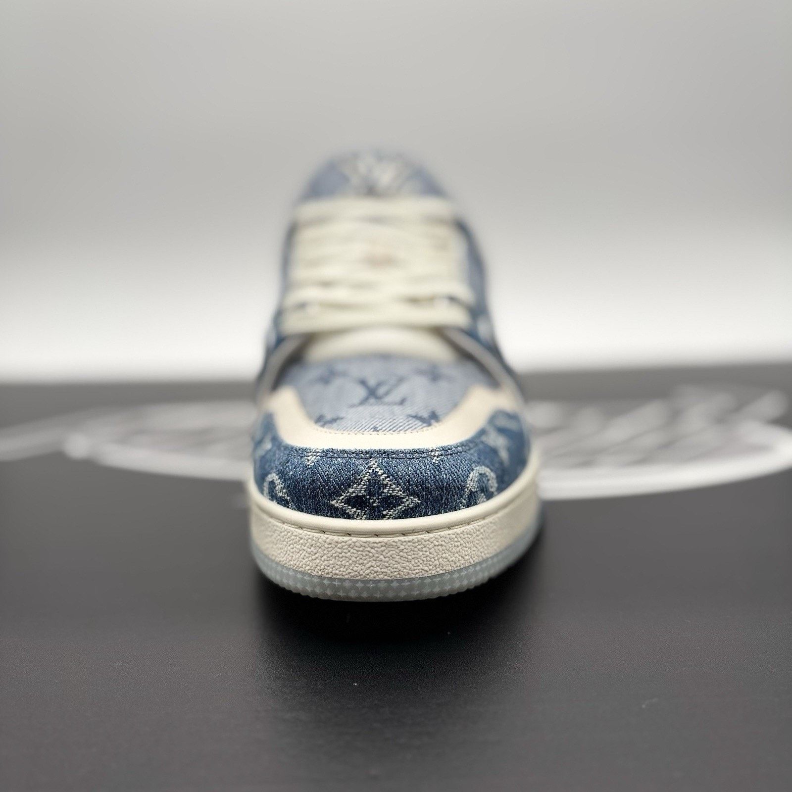 Louis Vuitton 12-12.5 US Louis Vuitton Trainer Denim ' Navy ' | EXCELLENT! Size US 12 / EU 45 - 15 Thumbnail