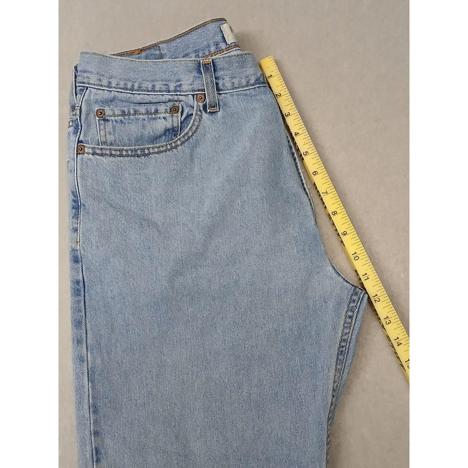 Levi's Levis 505 (36x29) Vintage Regular Fit Light Denim Jeans Size US 36 / EU 52 - 6 Thumbnail